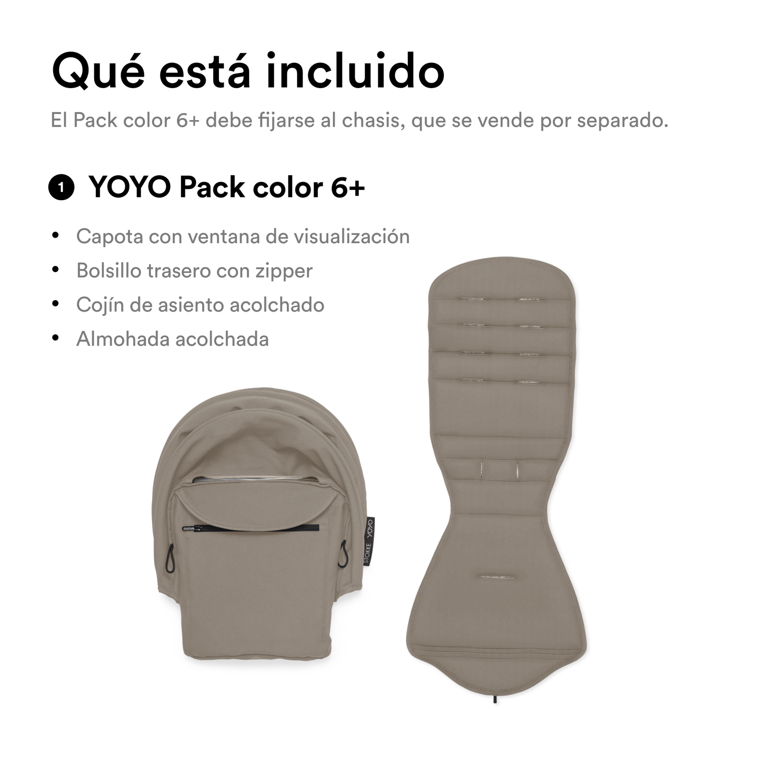 Asiento 6+ para Coche Ultracompacto Stokke® YOYO³ - Taupeᵘˢ | YOYO by Stokke-5