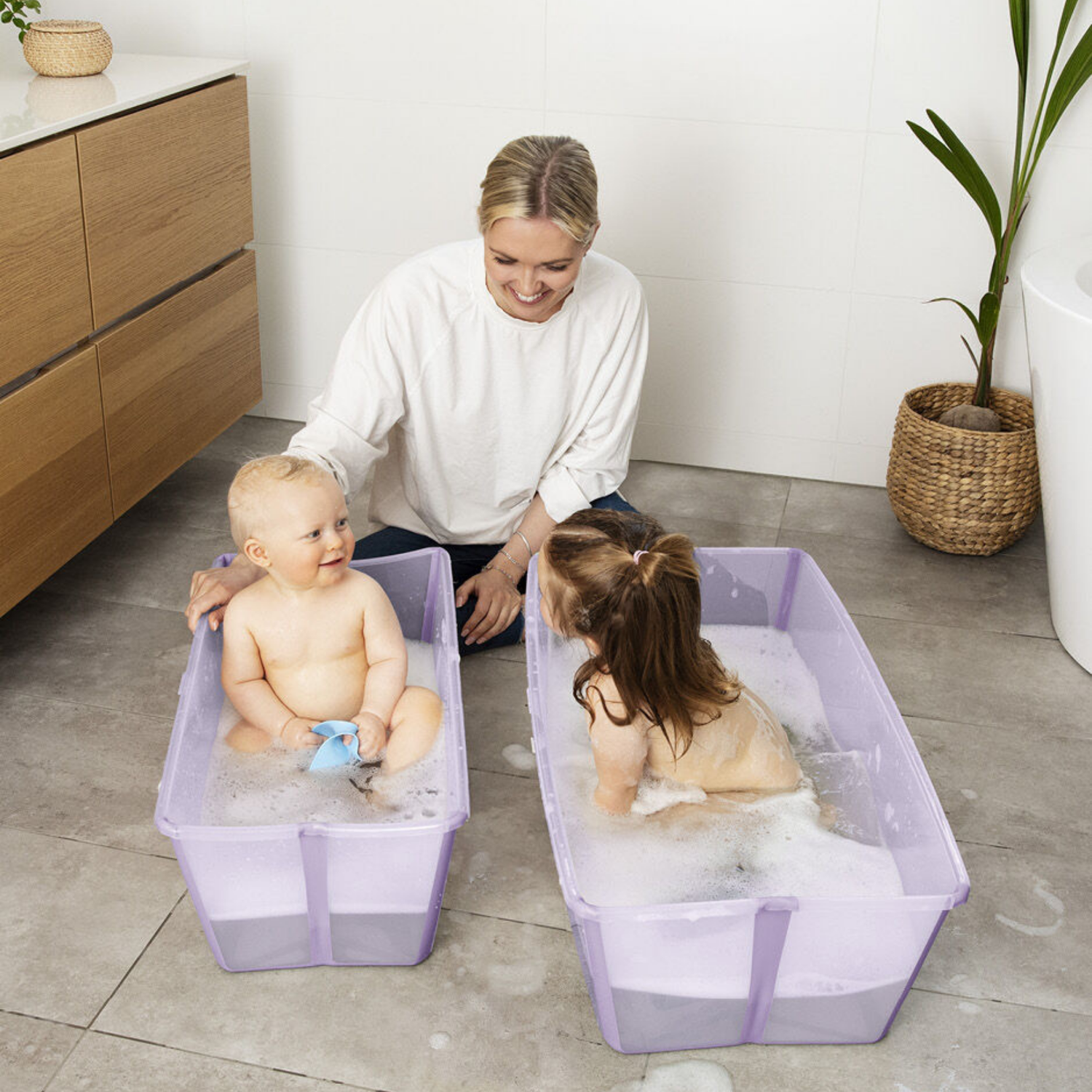 Tina Plegable Flexi Bath® - Lavanda | Stokke-4