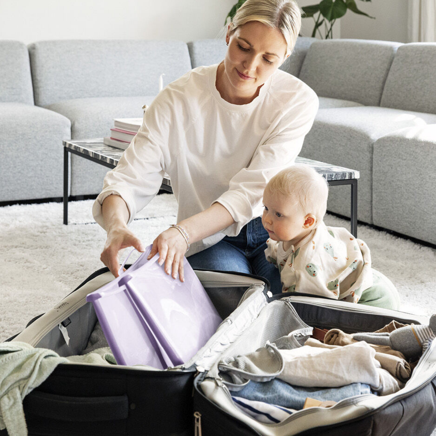 Tina Plegable Flexi Bath® - Lavanda | Stokke-6