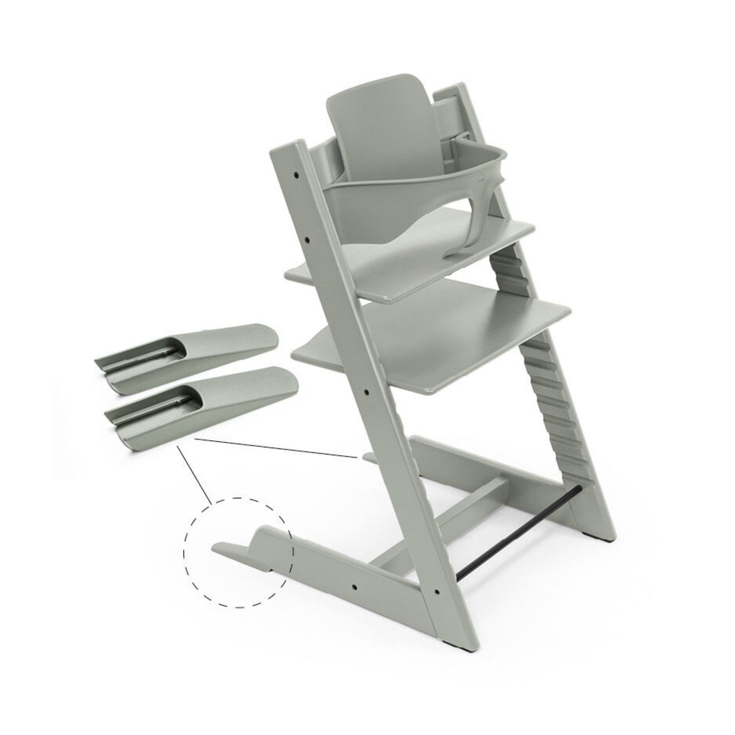 Baby Set² para Silla Tripp Trapp® - Glacier Green | Stokke-2