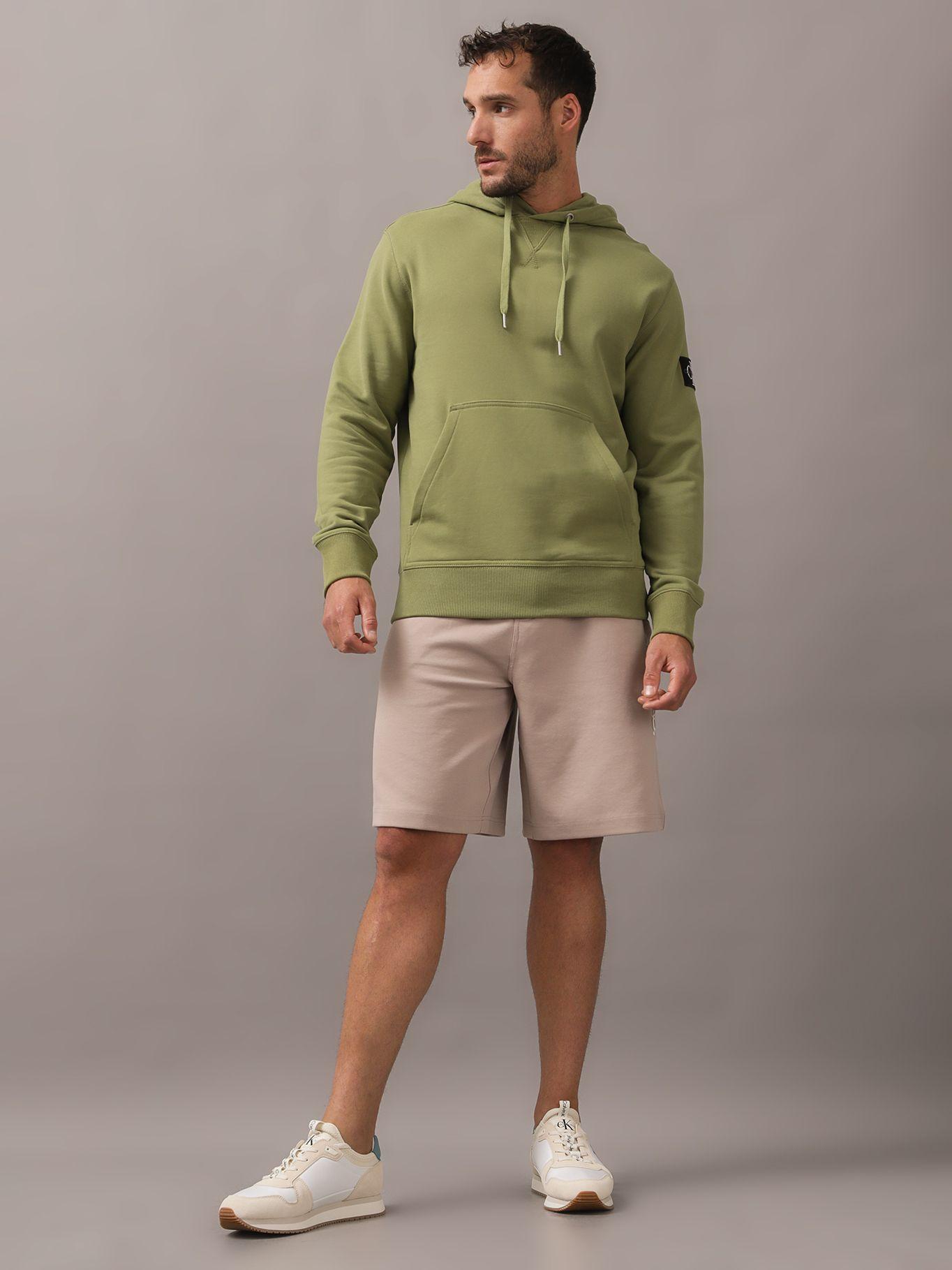 Polerón con Gorro Badge Verde L9N Calvin Klein-1