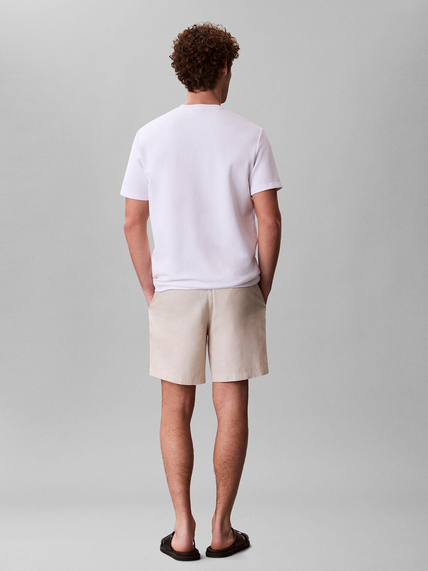 Short Recto Pull-On de Lino Crema Calvin Klein-2