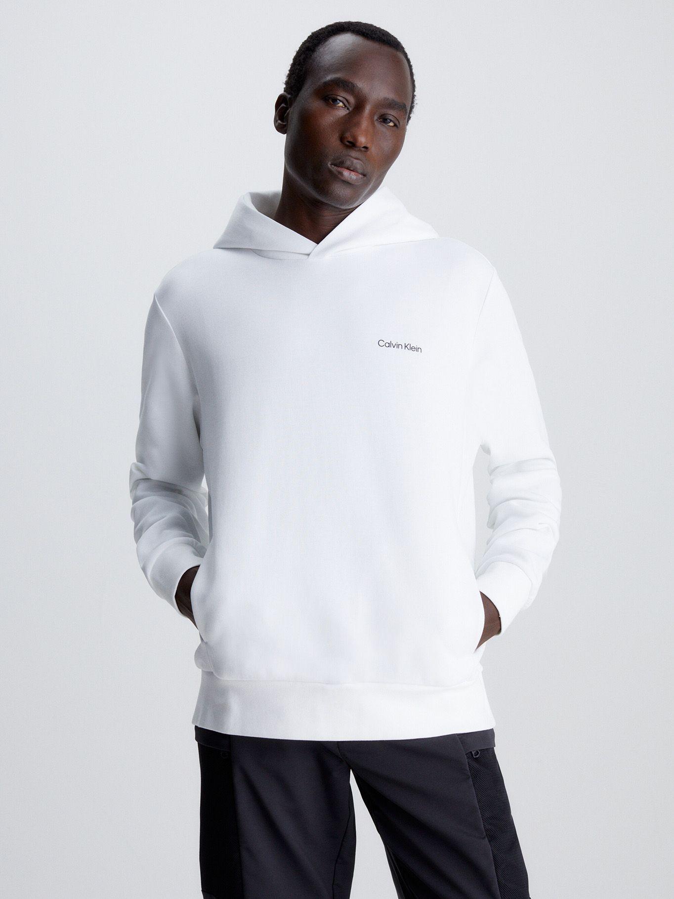 Hoodie Micro Logo Blanco Calvin Klein-0