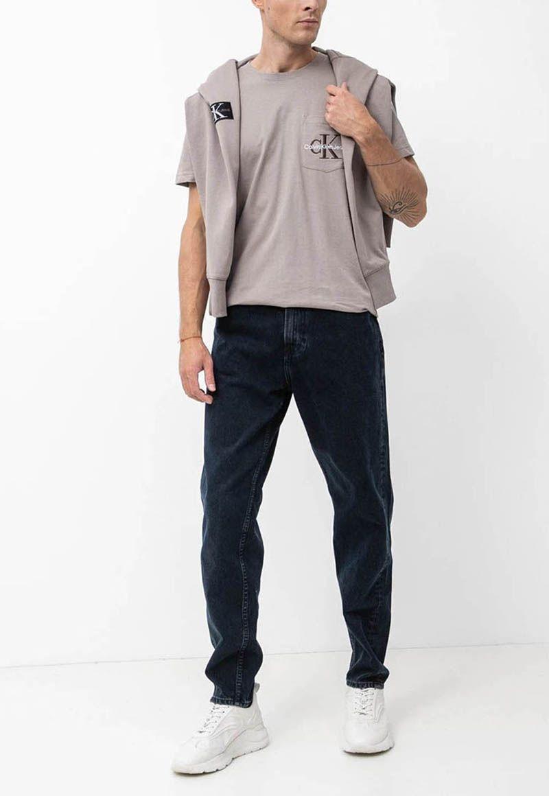 Polera Monogram Pocket Beige A03 Calvin Klein-2