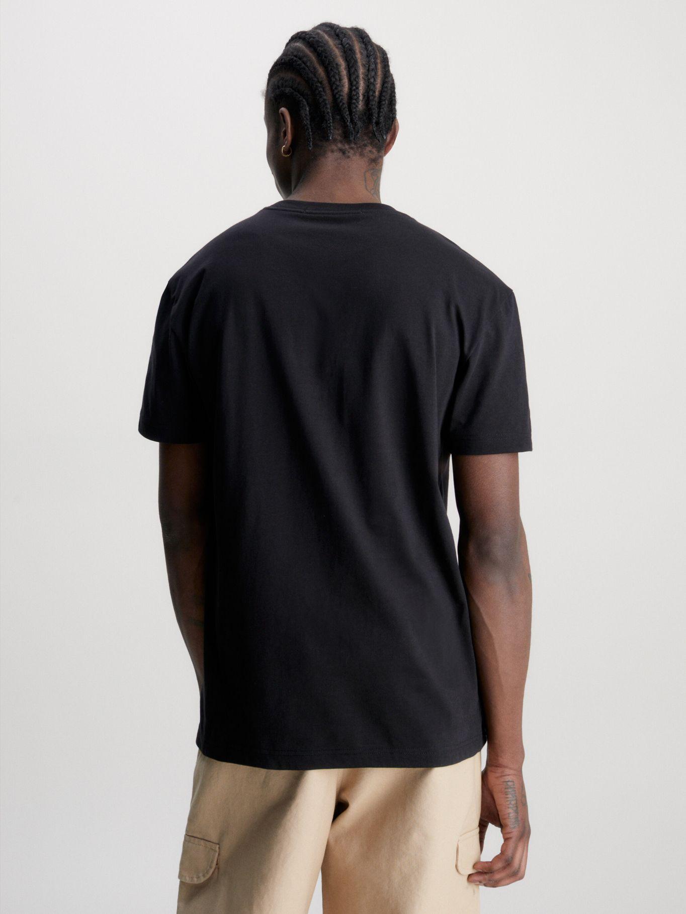 Polera Varsity Curve Negro Calvin Klein-2