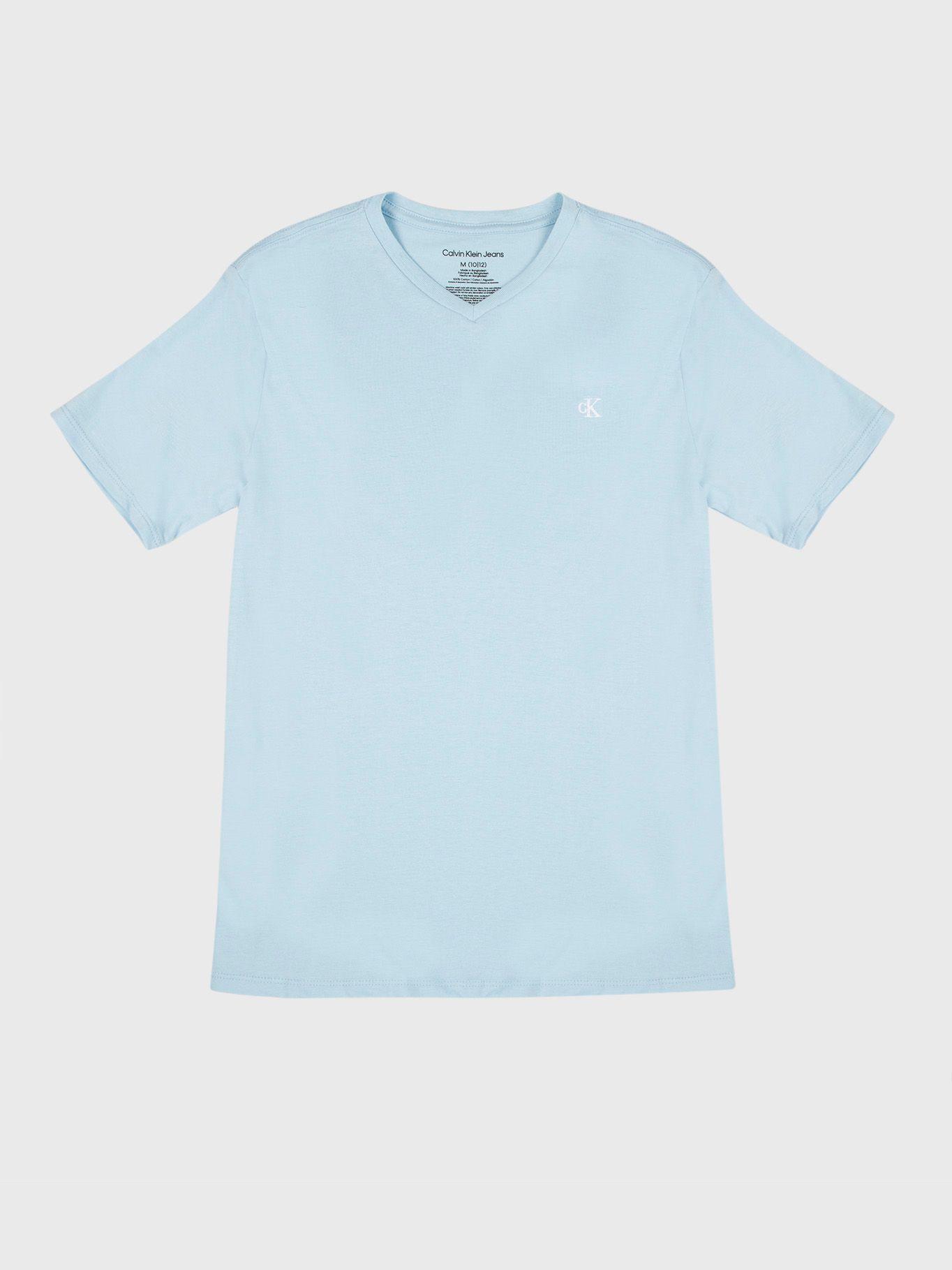 Polera Niño Monogram Azul Calvin Klein-0