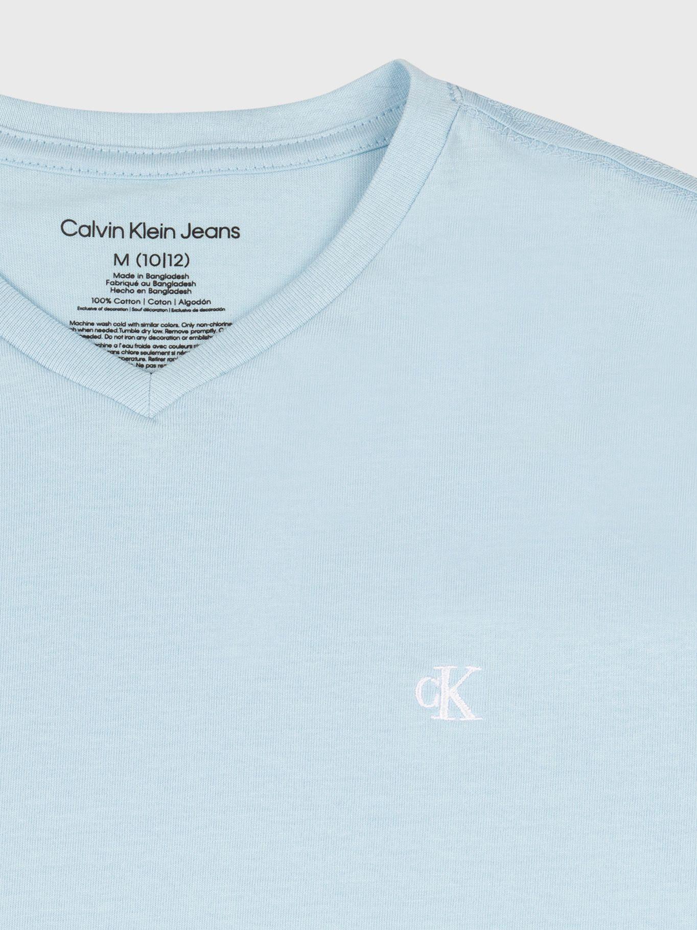 Polera Niño Monogram Azul Calvin Klein-3