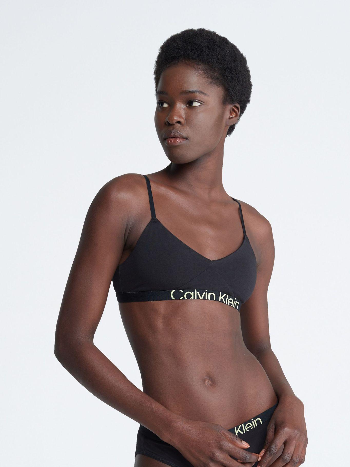 Bralette Future Shift Negro Calvin Klein-0