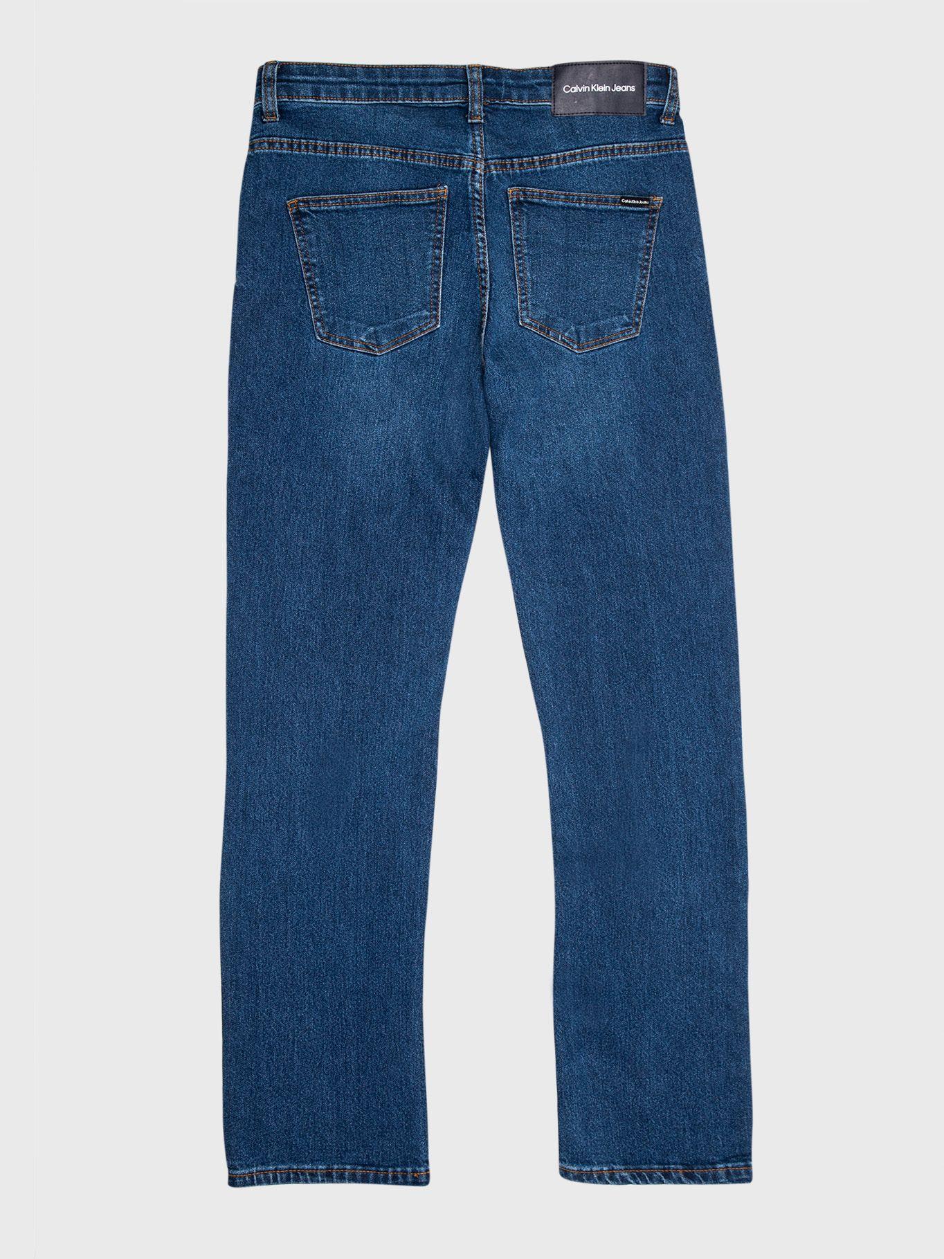 Jeans Niño Slim Straight 462 Azul Calvin Klein-1
