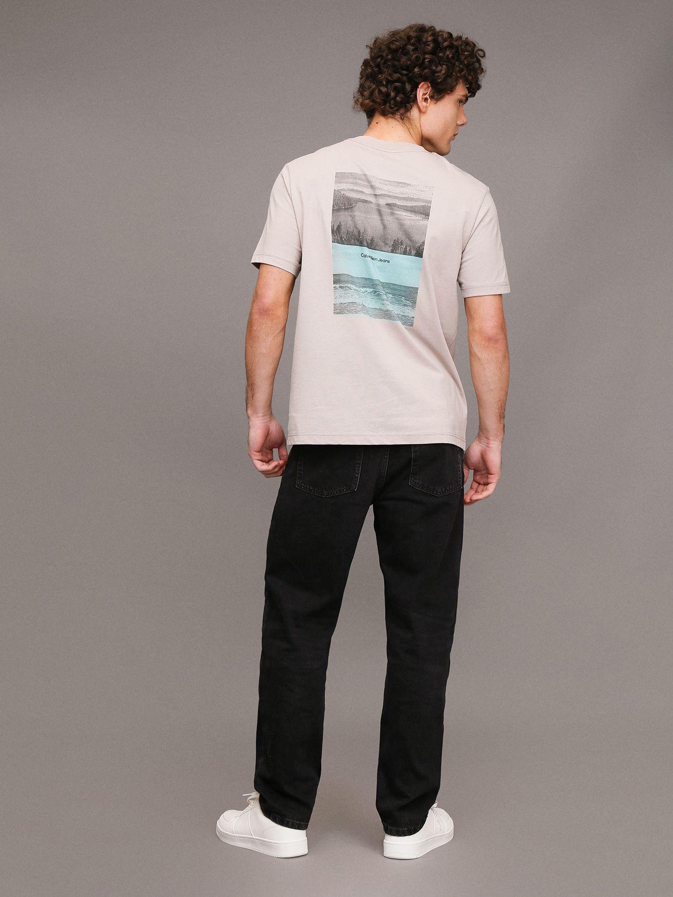 Polera Two Tone Landscape Beige Calvin Klein-2