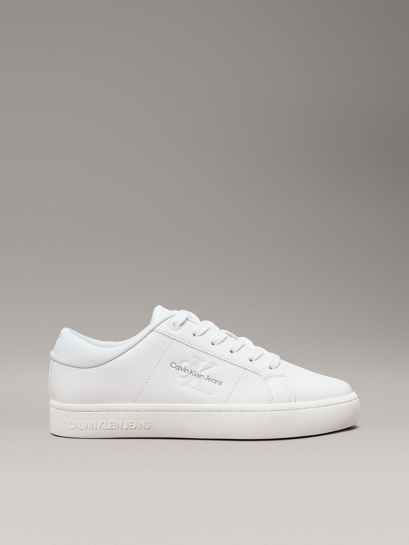 Zapatillas Cuero Classic Cupsole Blanco Calvin Klein-4