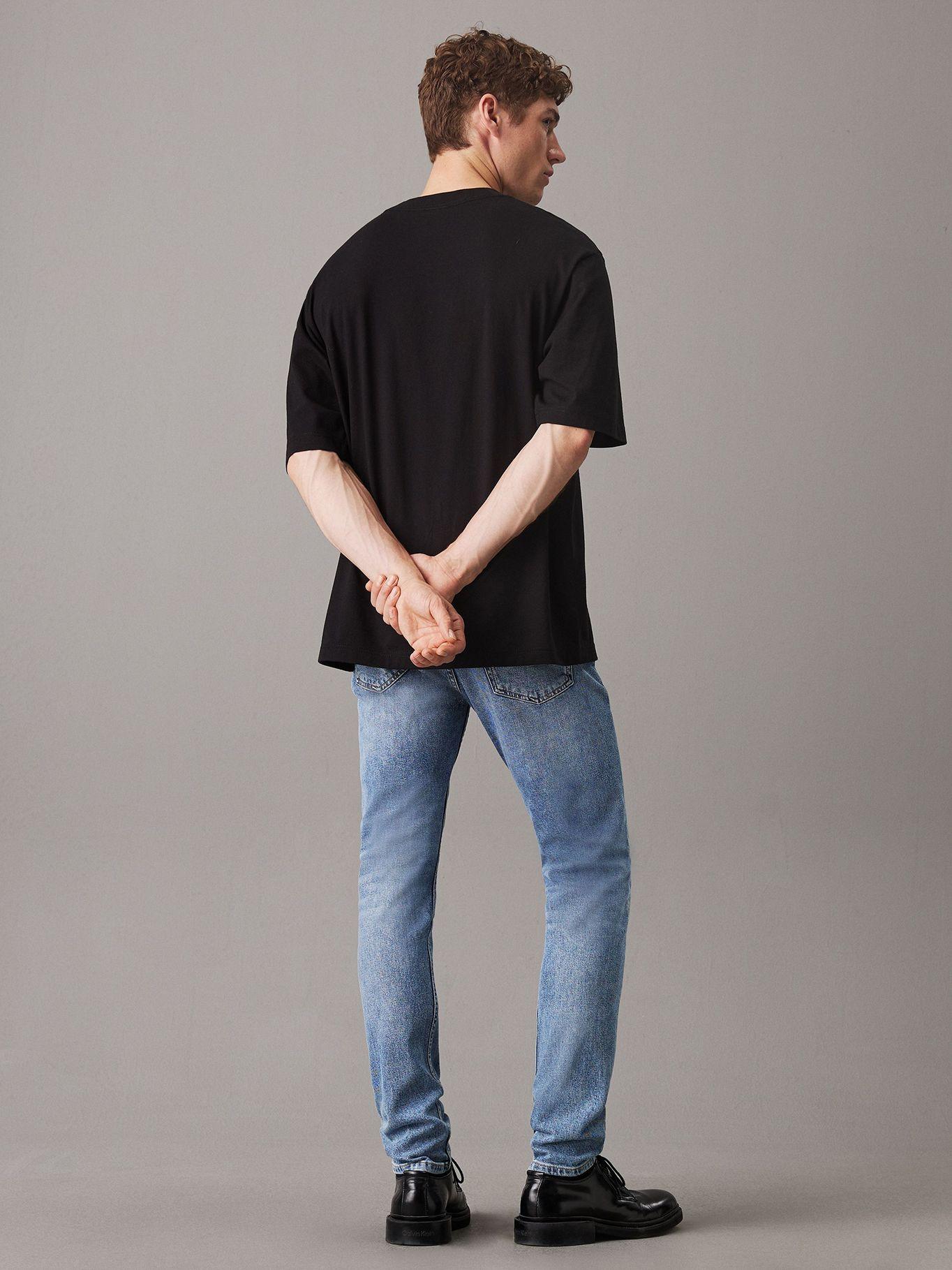 Jeans slim tapered Blanco Calvin Klein-2