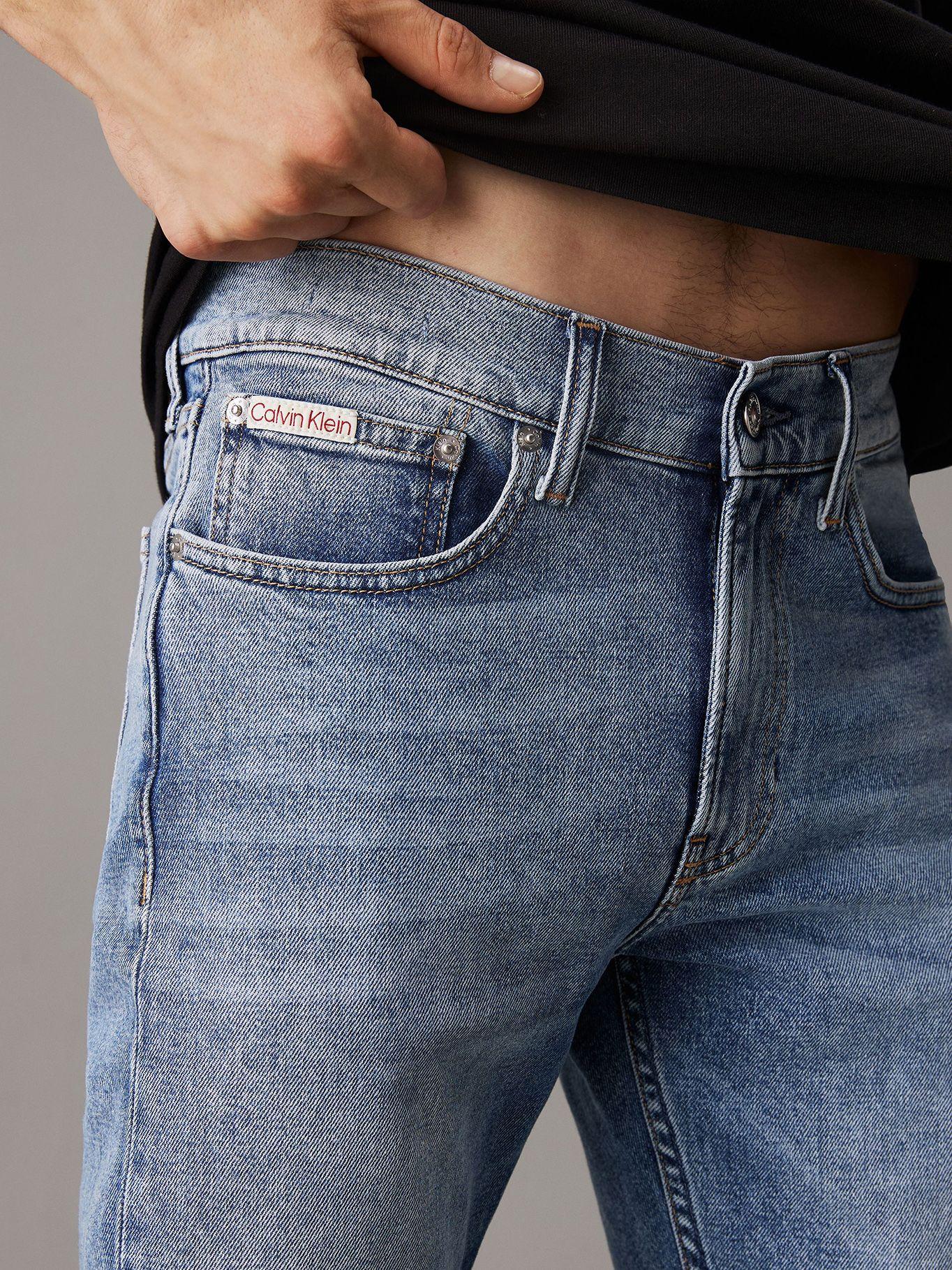 Jeans slim tapered Blanco Calvin Klein-3