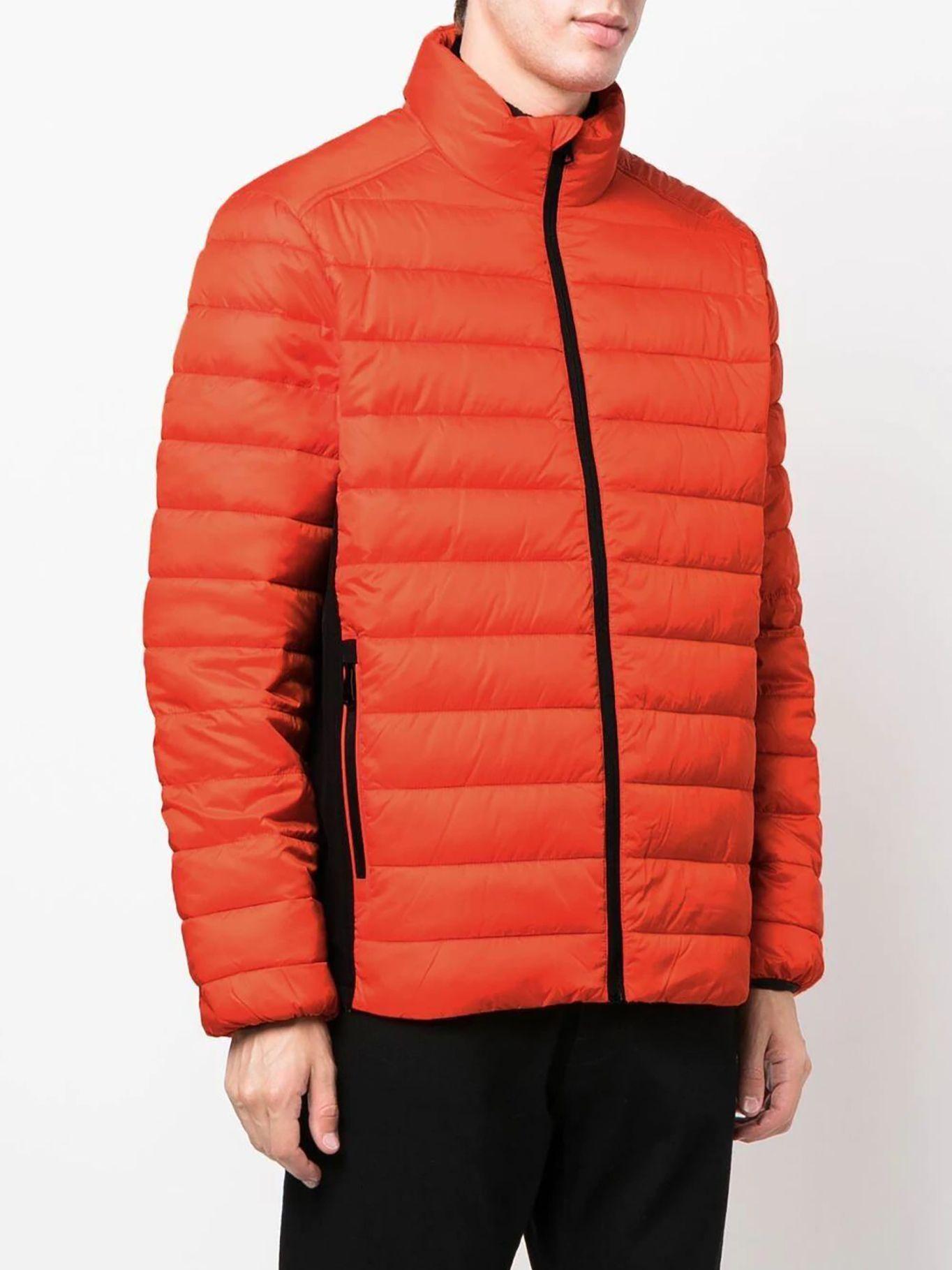 Parka Recycled Side Logo Naranja Calvin Klein-0