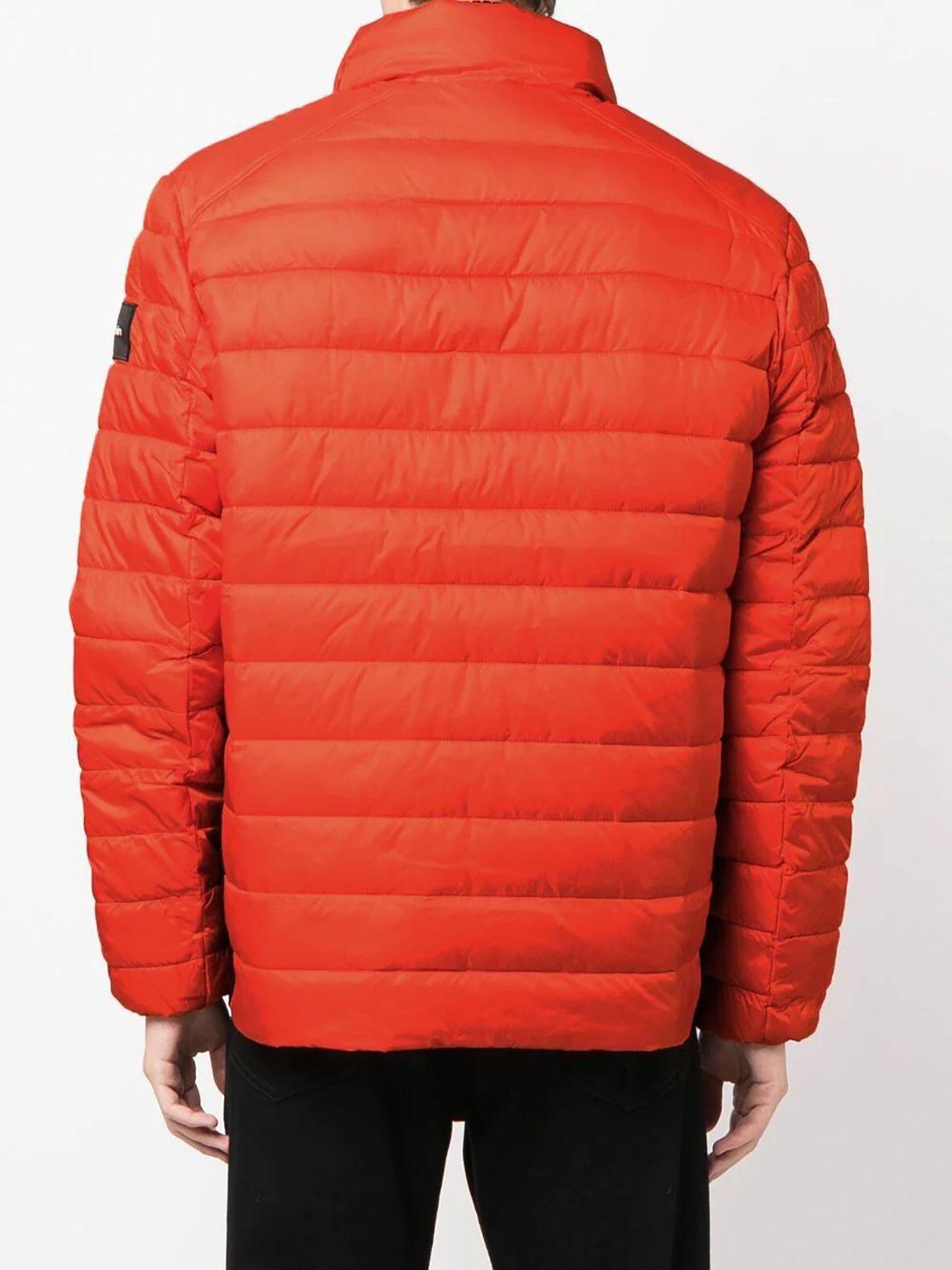 Parka Recycled Side Logo Naranja Calvin Klein-2