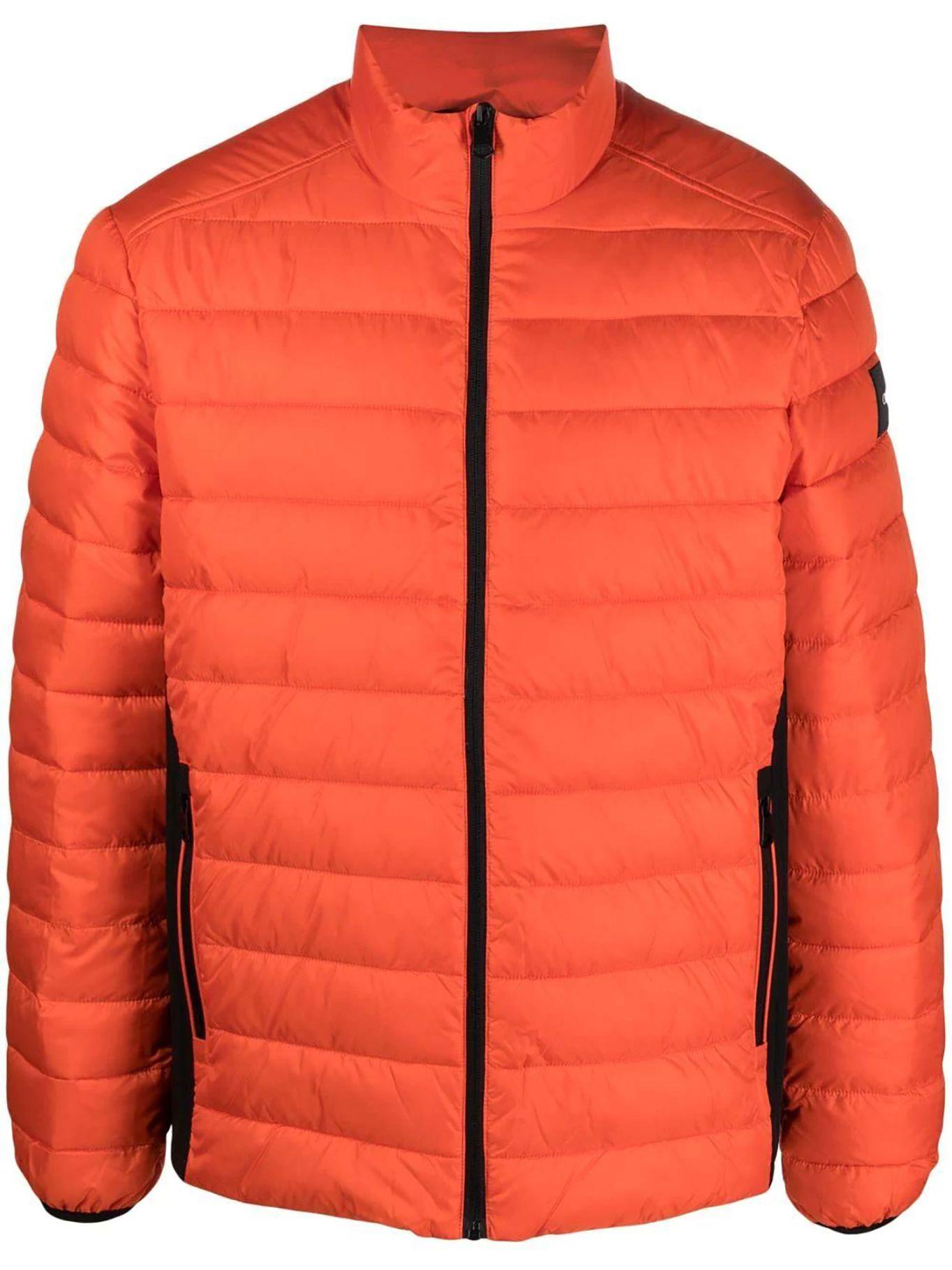 Parka Recycled Side Logo Naranja Calvin Klein-4