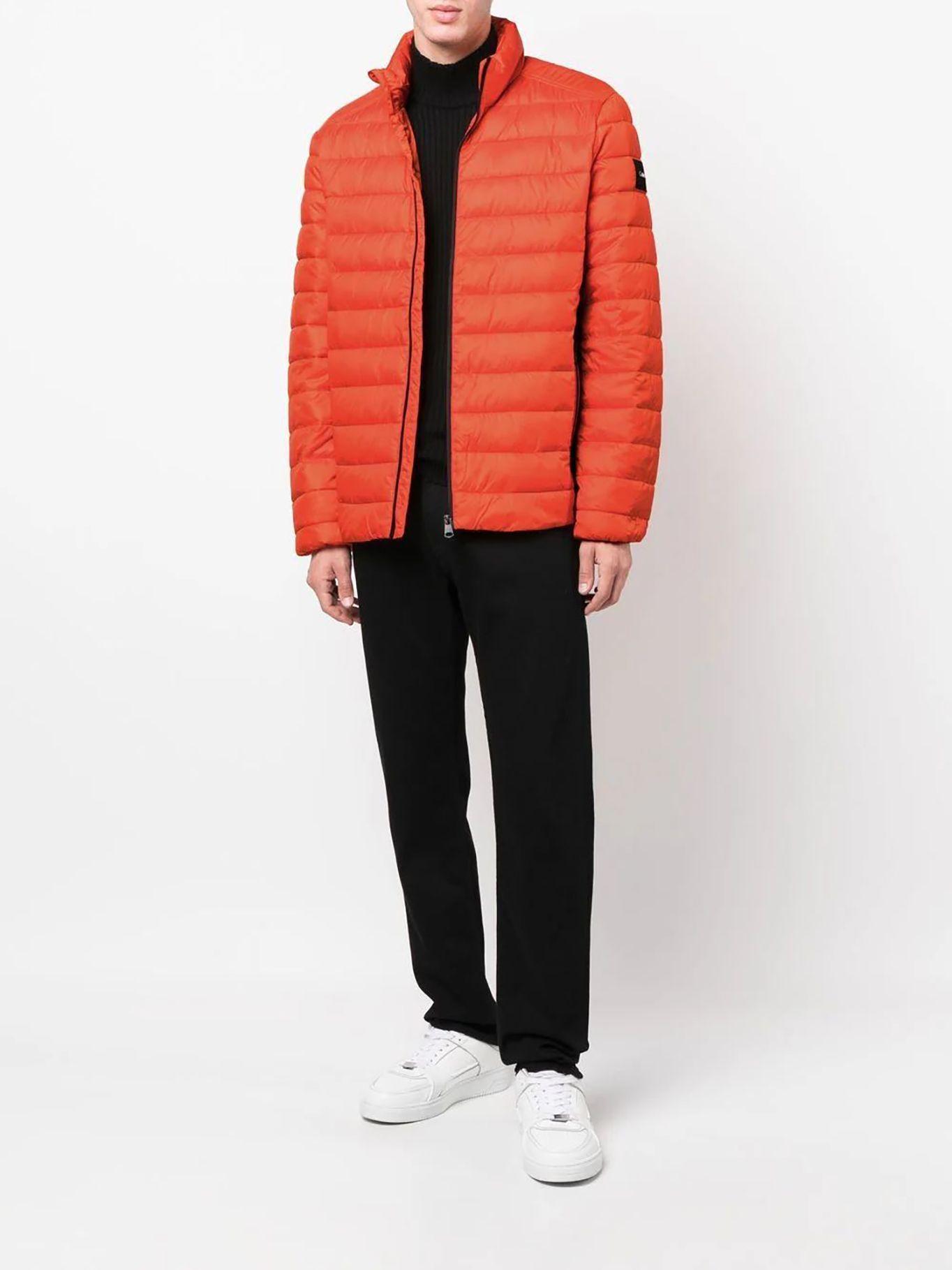 Parka Recycled Side Logo Naranja Calvin Klein-1