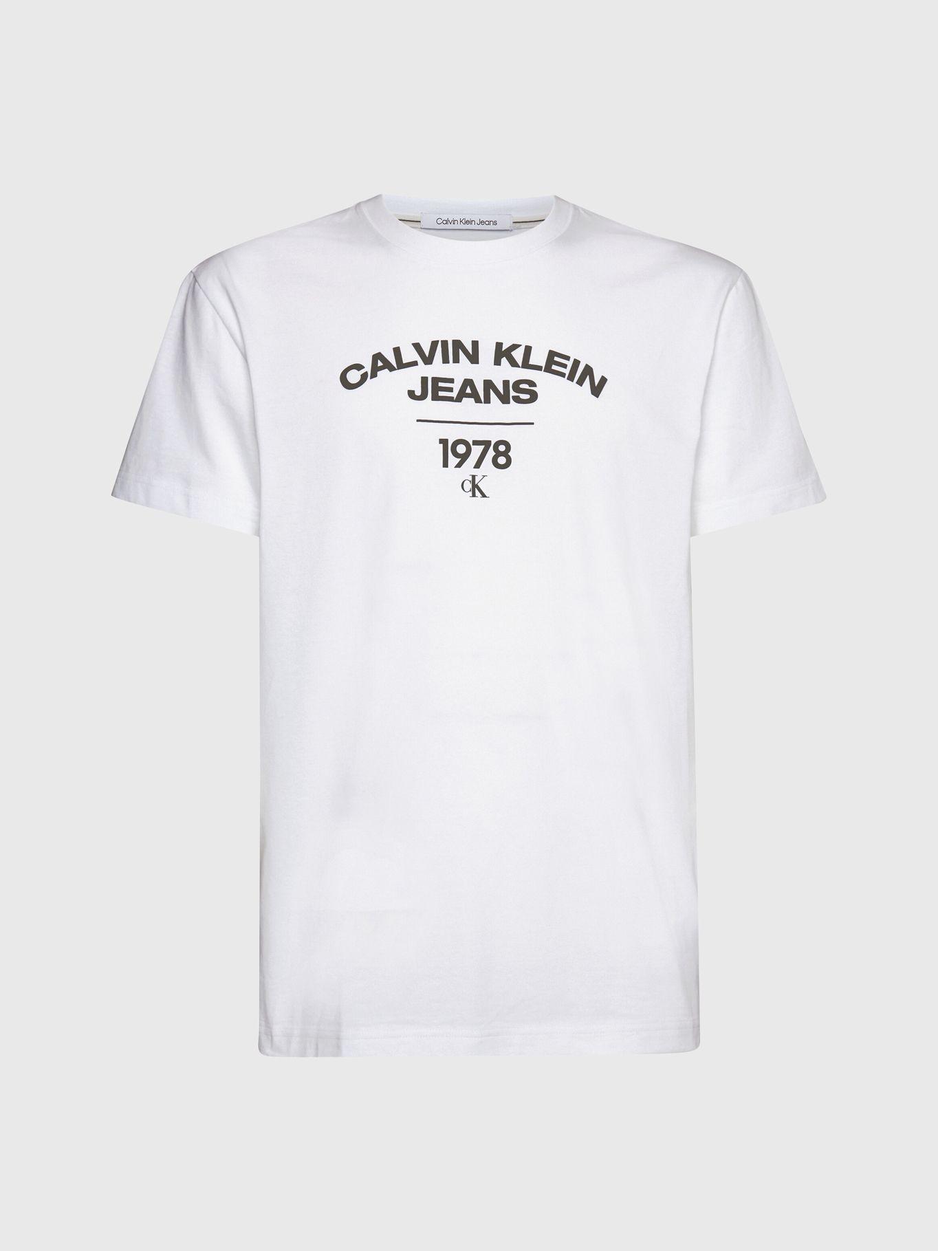 Polera Varsity Curve Blanco Calvin Klein-4
