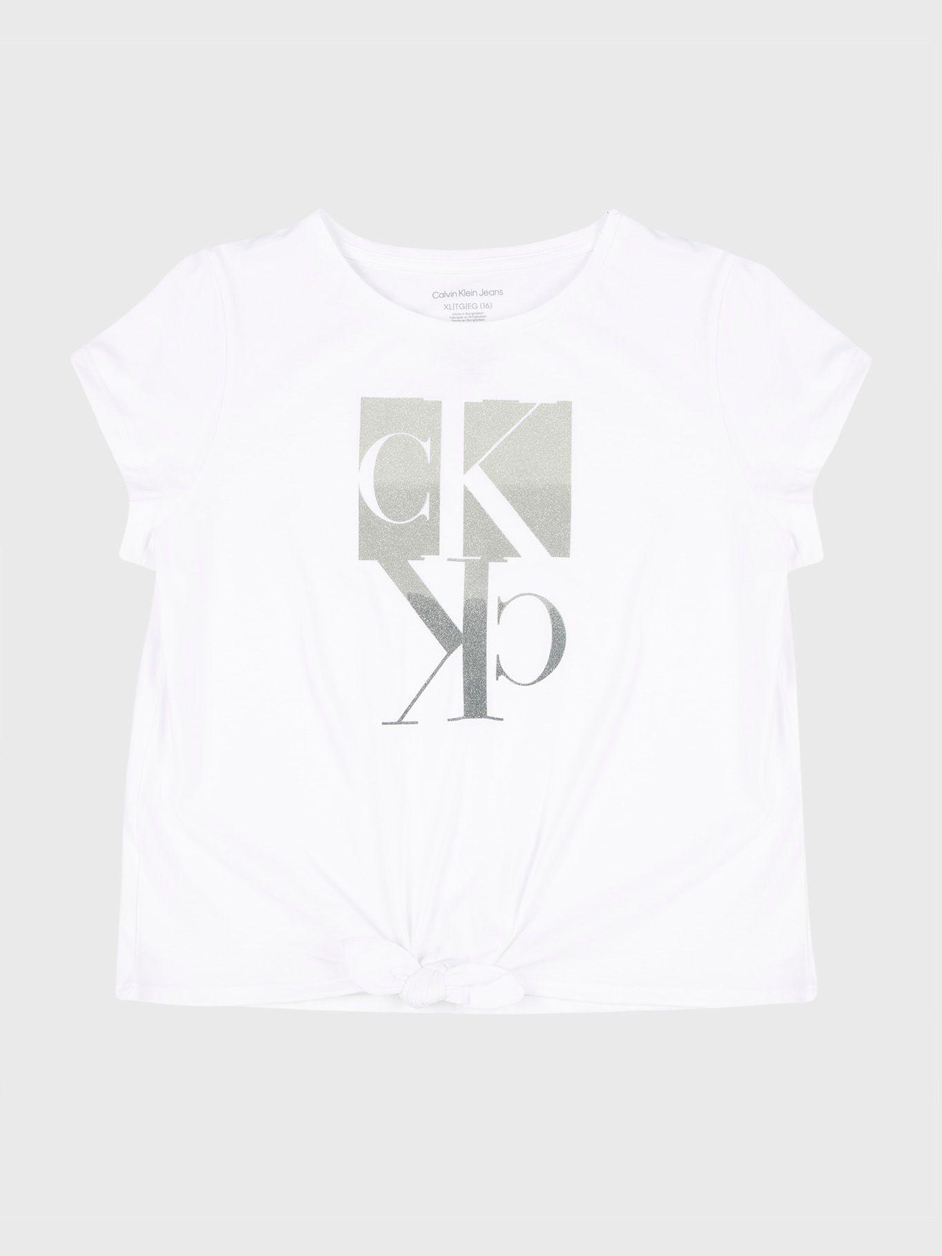 Polera Niña Gradient Blanco Calvin Klein-0