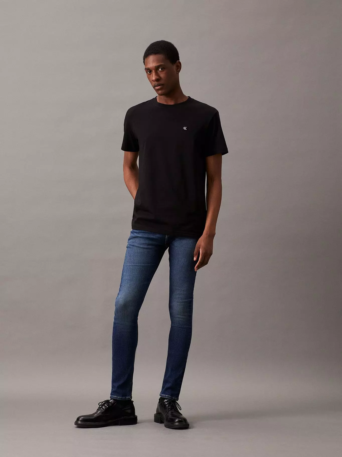 Jeans Super Skinny Azul Calvin Klein-0
