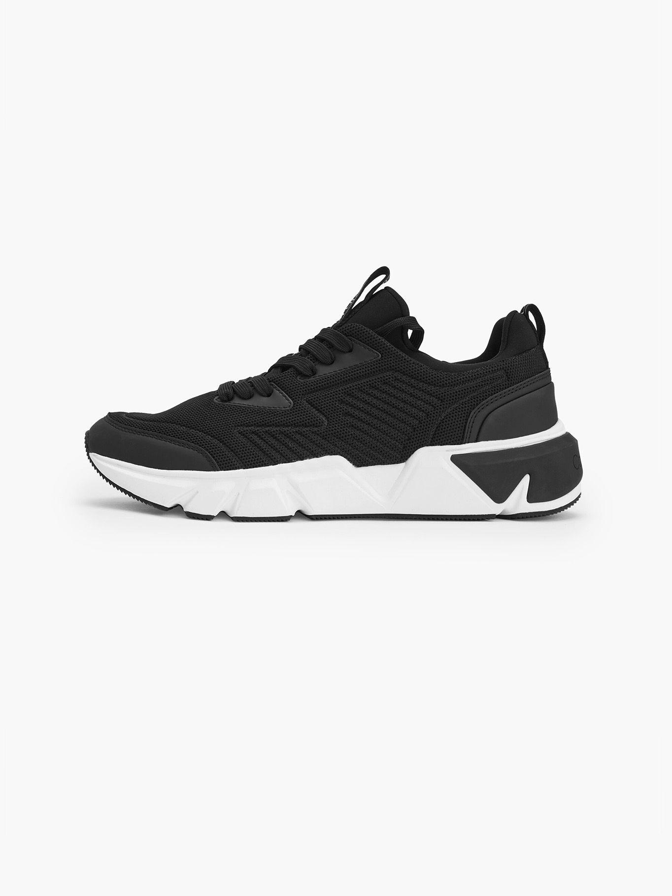 Zapatilla Low Top Lace Up Knit Negro Calvin Klein-5