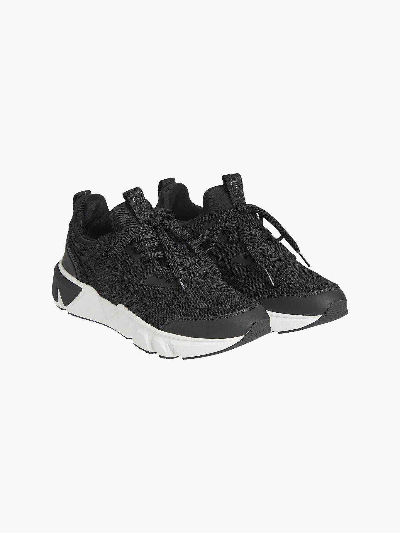 Zapatilla Low Top Lace Up Knit Negro Calvin Klein-0