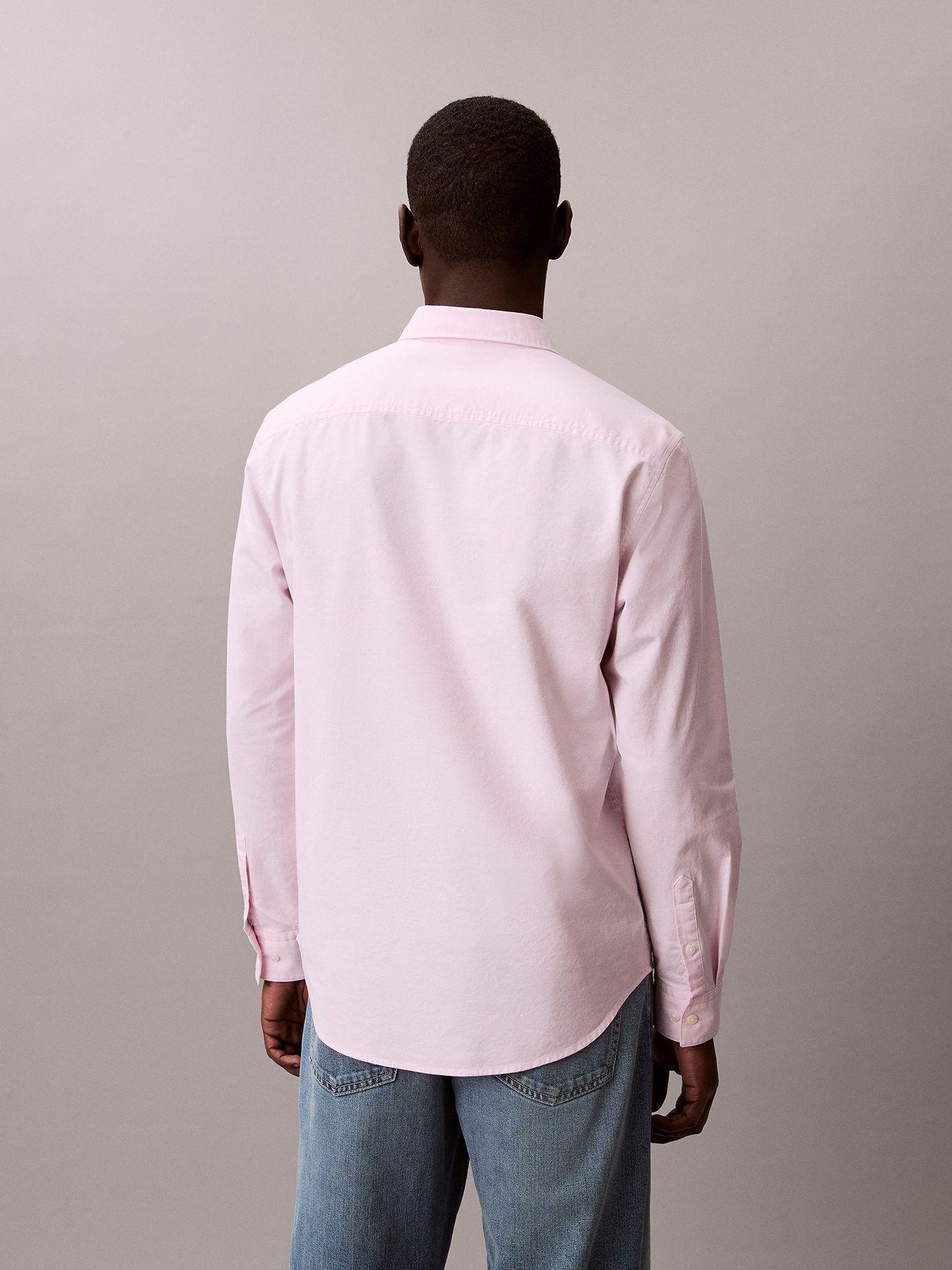 Camisa Oxford Clásica Rosado Calvin Klein-2