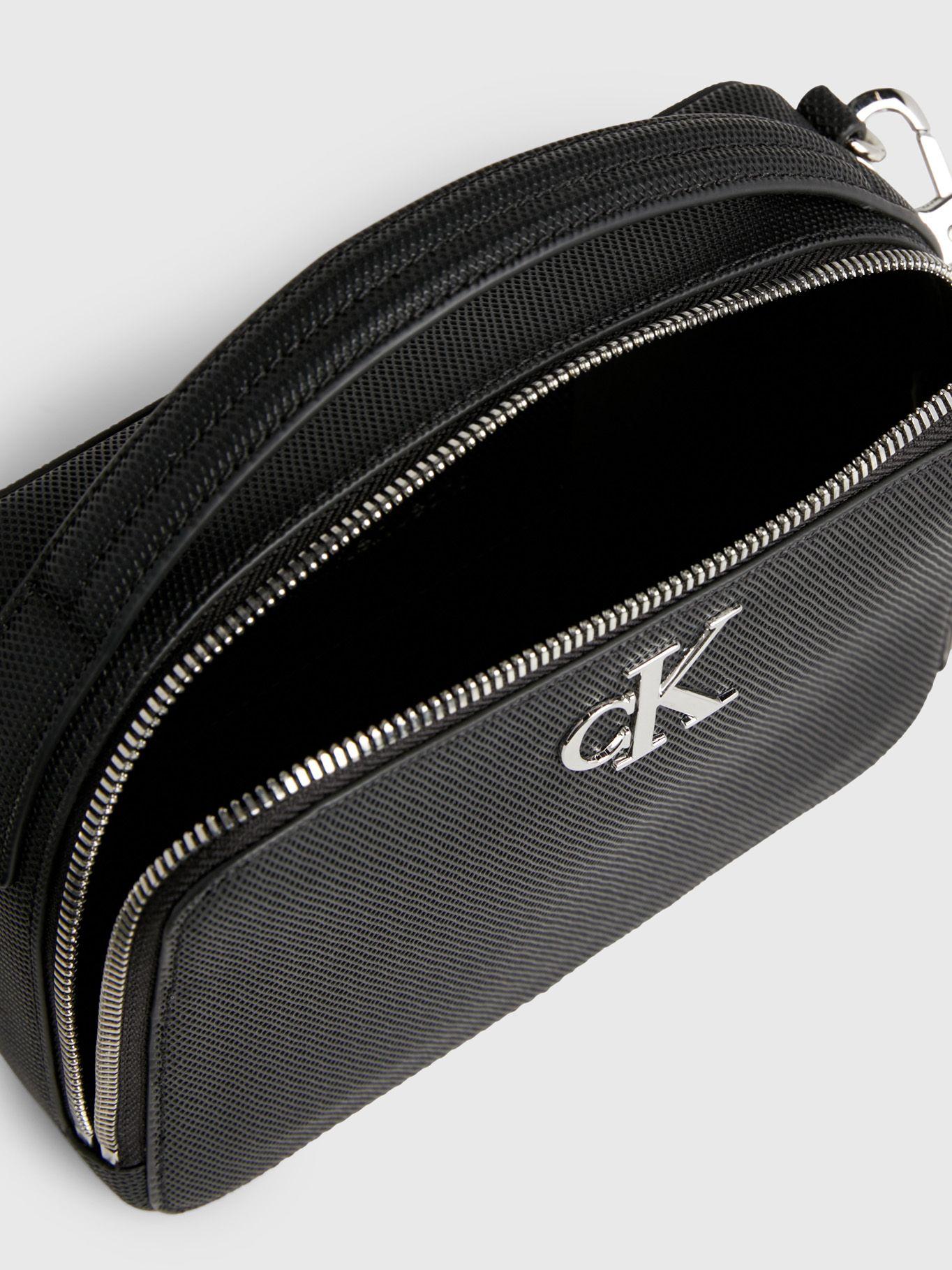 Bandolera Monograma Asa Ajustable Negro Calvin Klein-3
