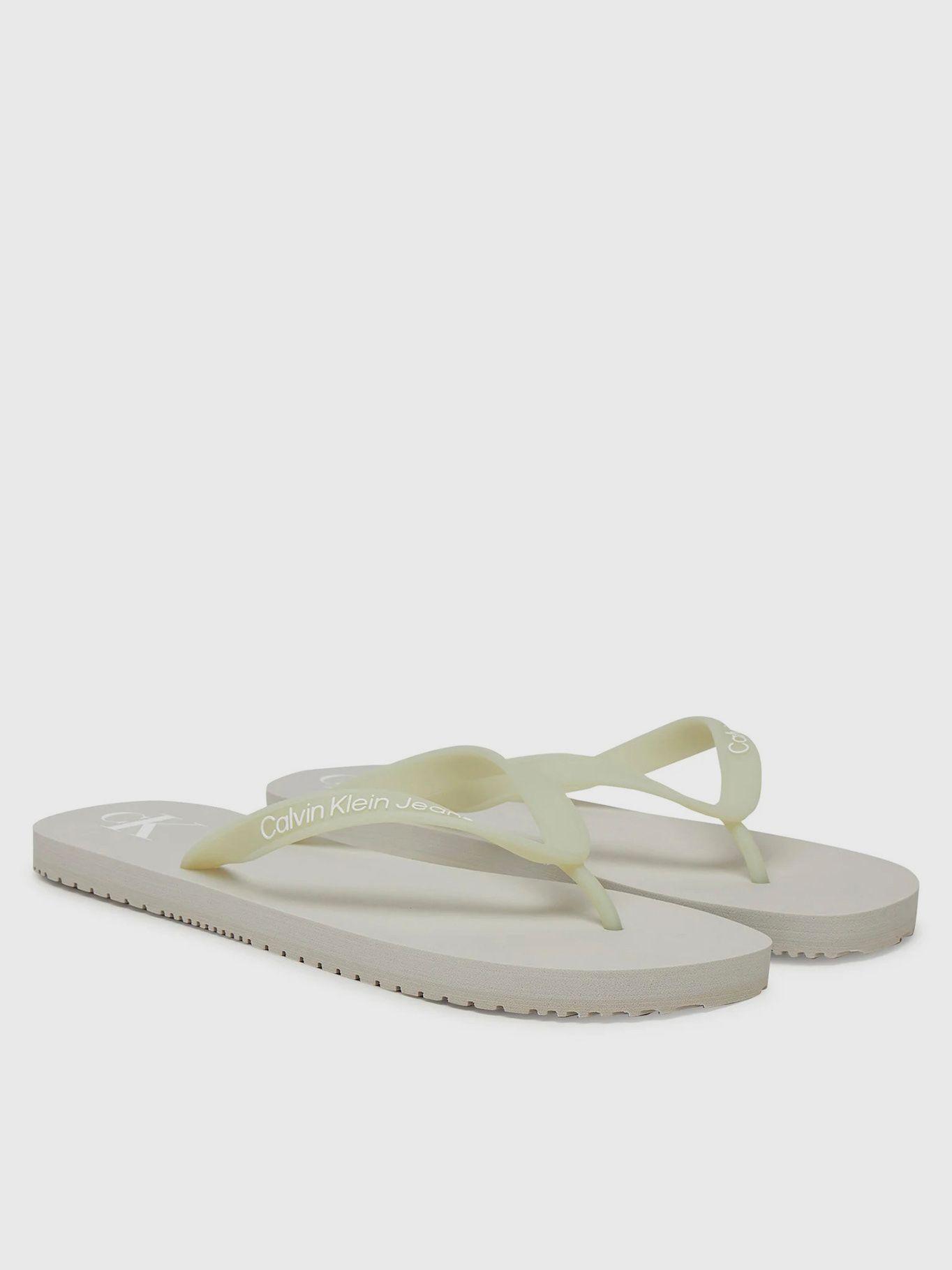Sandalias con Logotipo Beige Calvin Klein Hombre-0