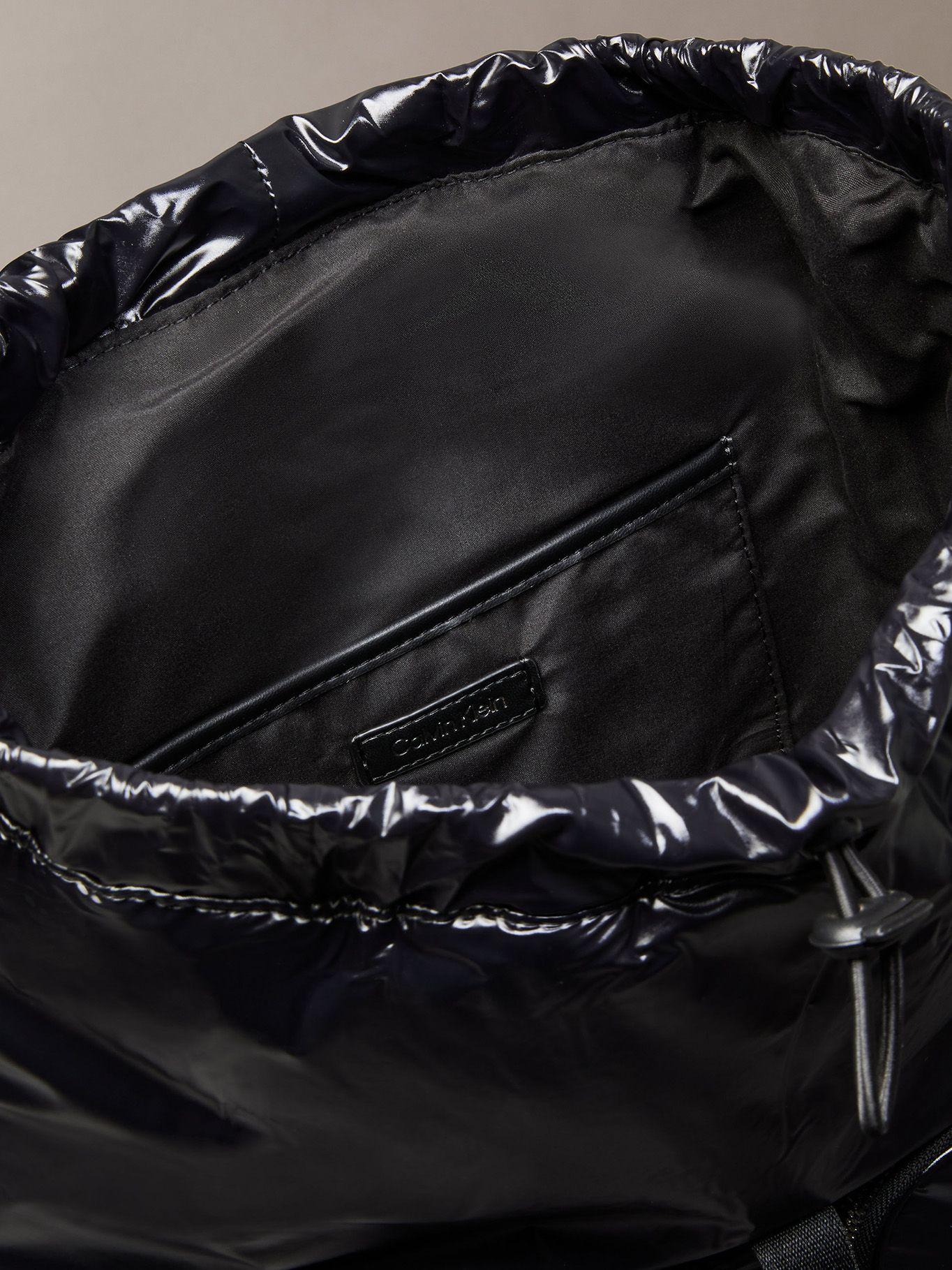 Mochila de Nailon con Solapa Negro Calvin Klein-2