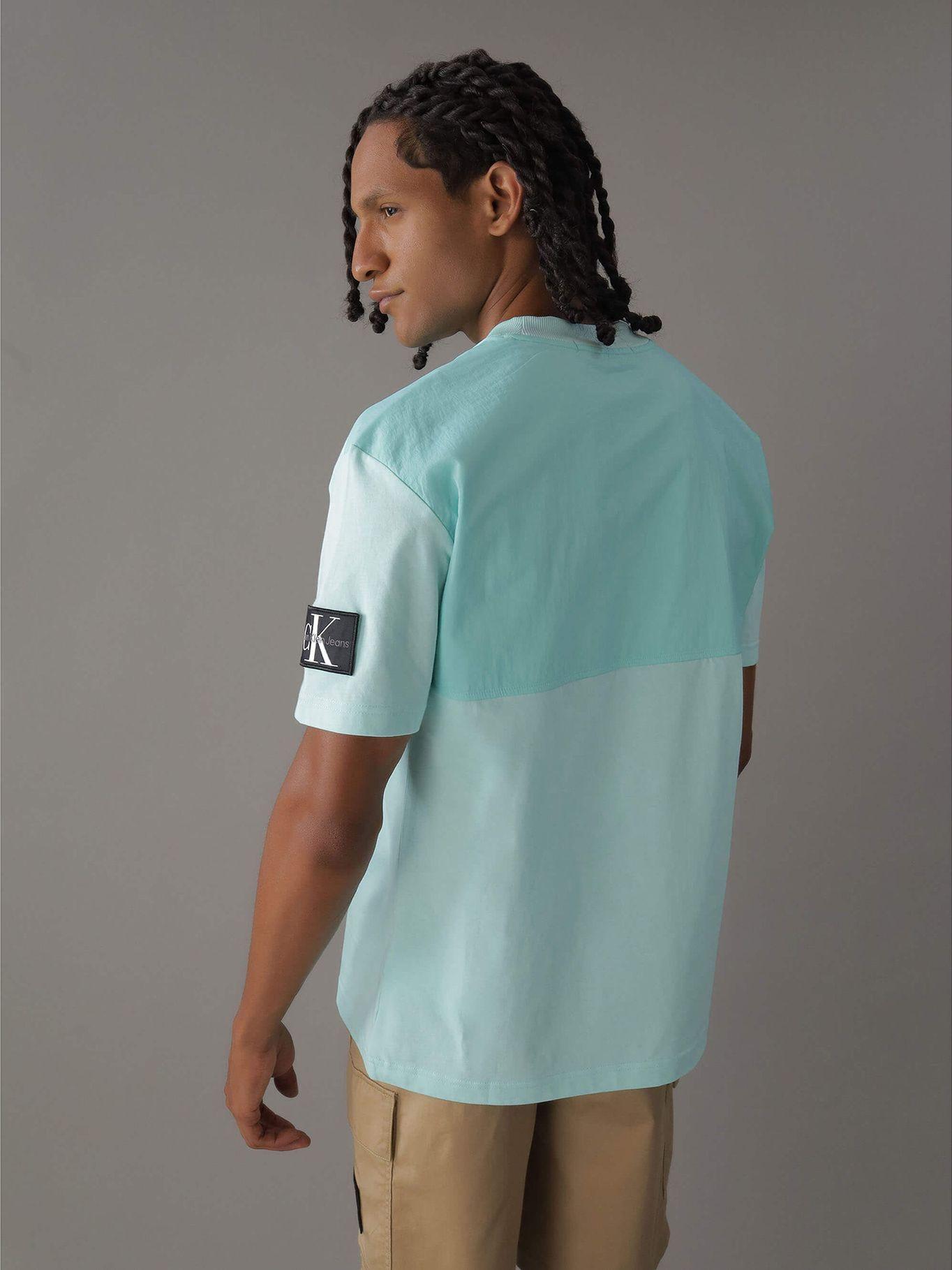 Polera Mix Media Azul Calvin Klein-2