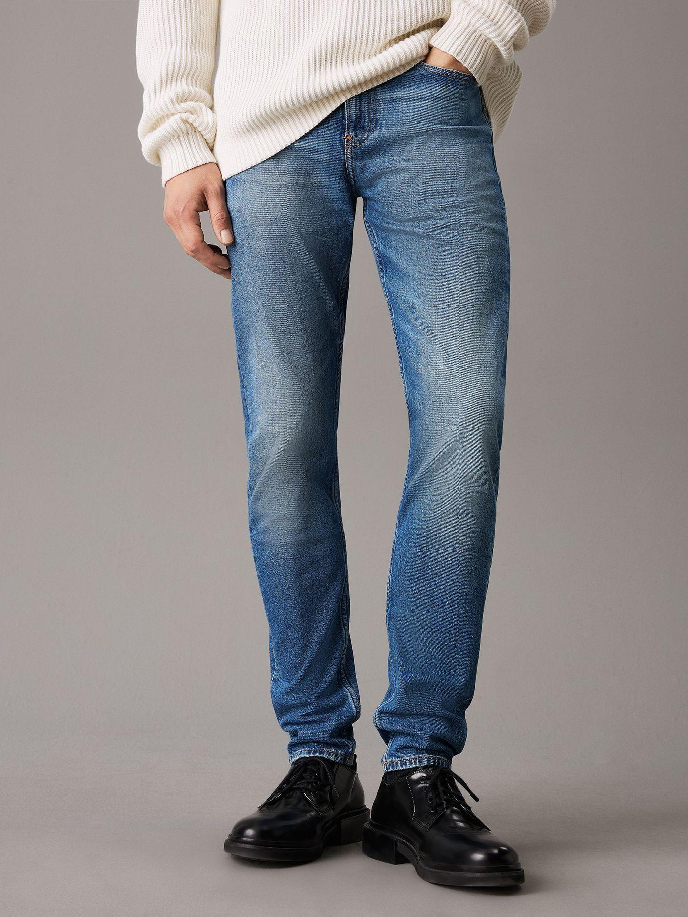 Jeans Slim Taper Azul Calvin Klein-0