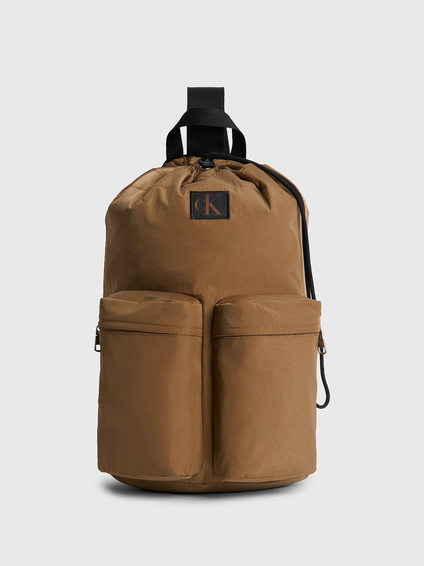 Bolso cruzado reciclado de nailon Café Calvin Klein-0