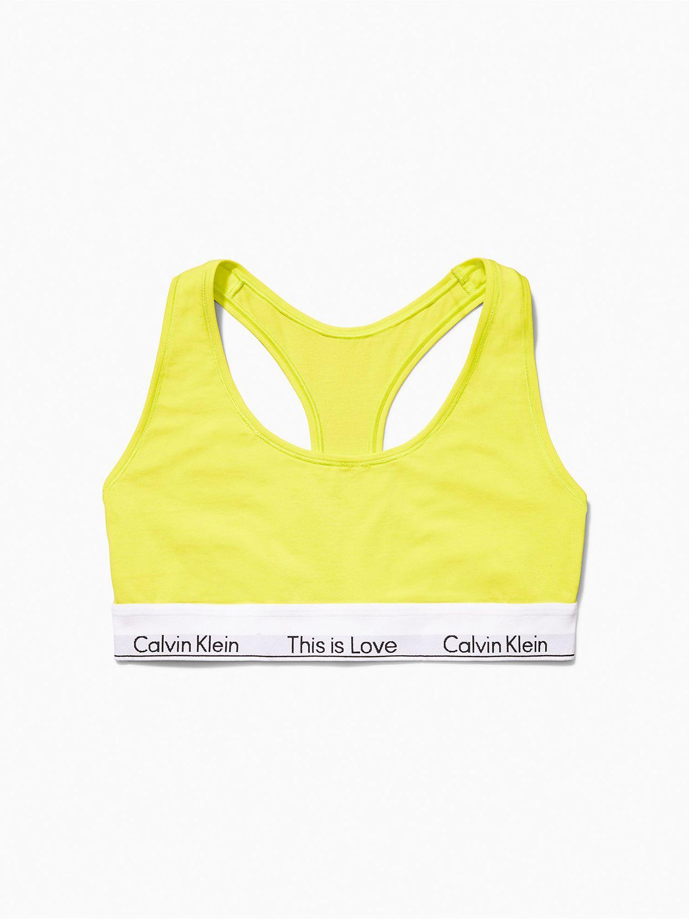 Bralette - Modern Cotton This Is Love Amarillo Calvin Klein-0