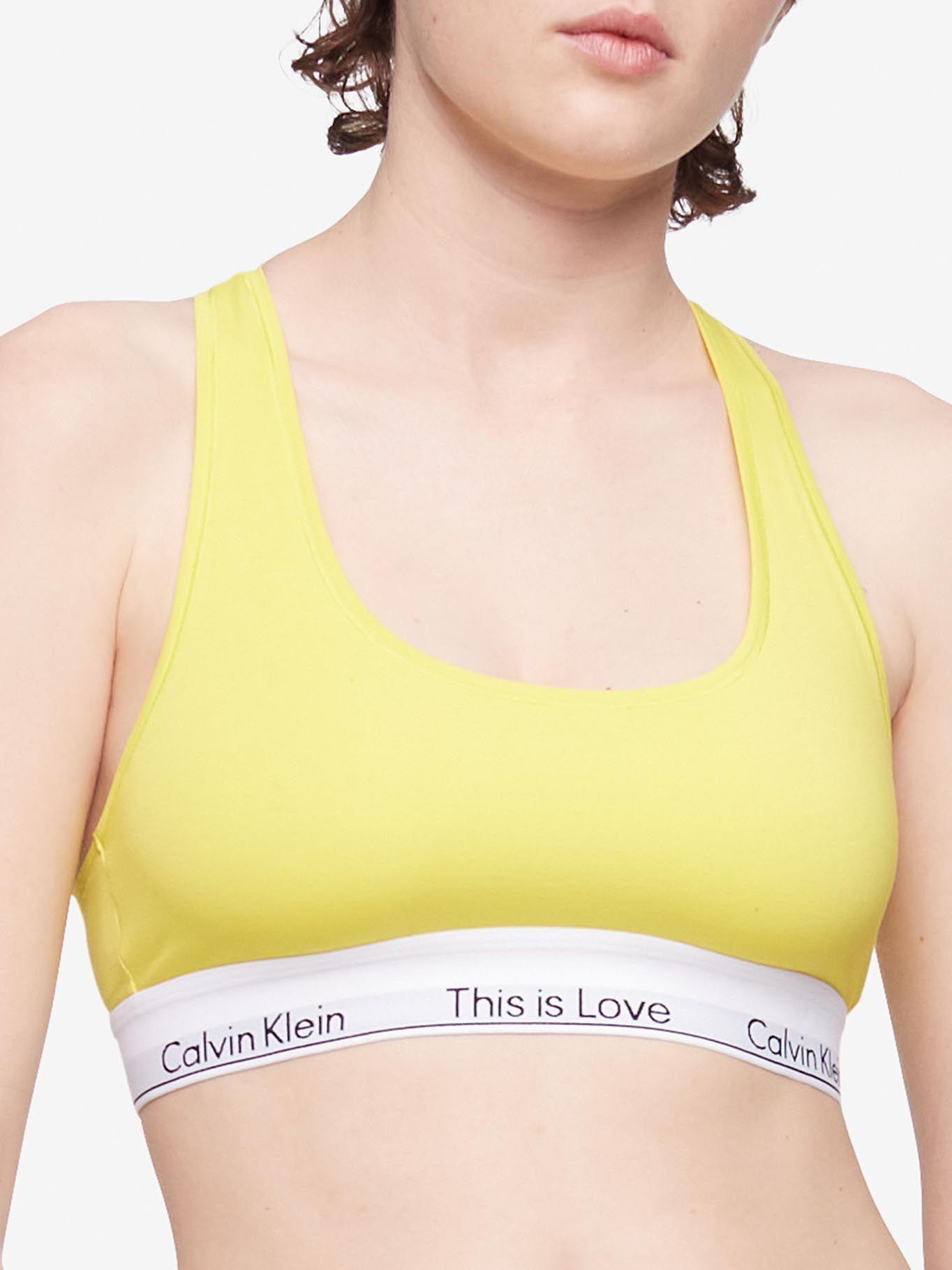 Bralette - Modern Cotton This Is Love Amarillo Calvin Klein-1