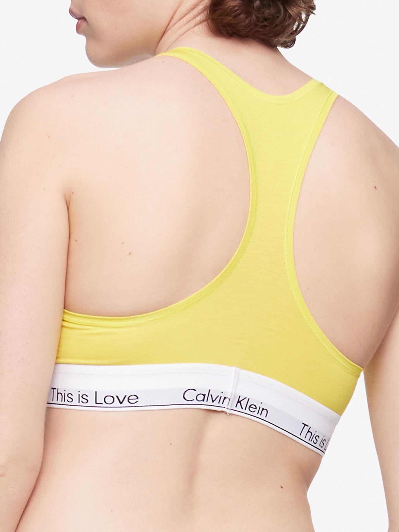 Bralette - Modern Cotton This Is Love Amarillo Calvin Klein-2