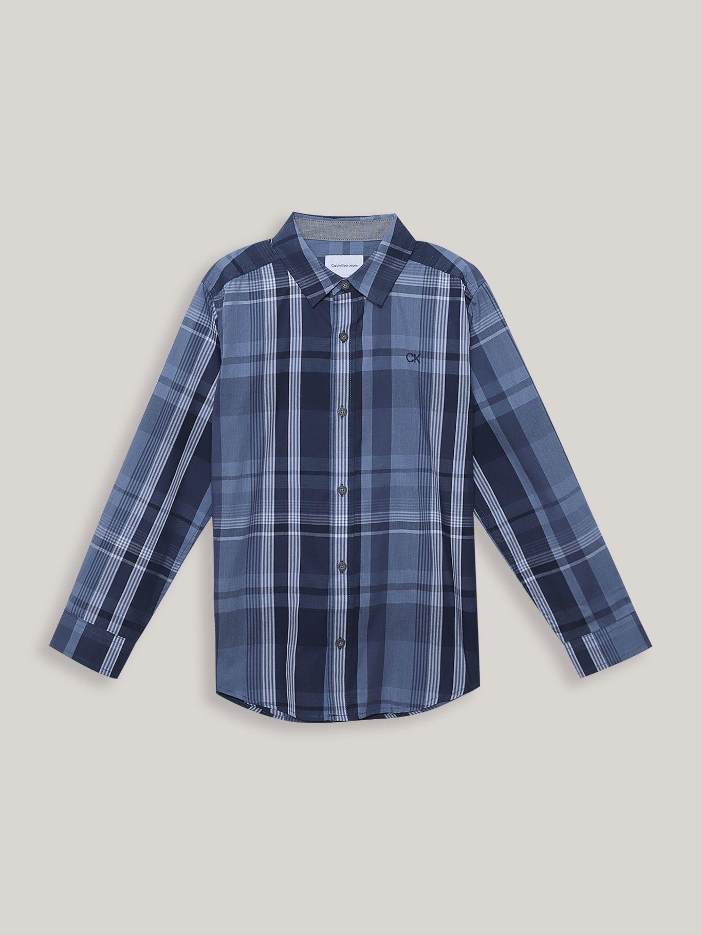 Camisa Niño Indigo Mix Azul Calvin Klein-0