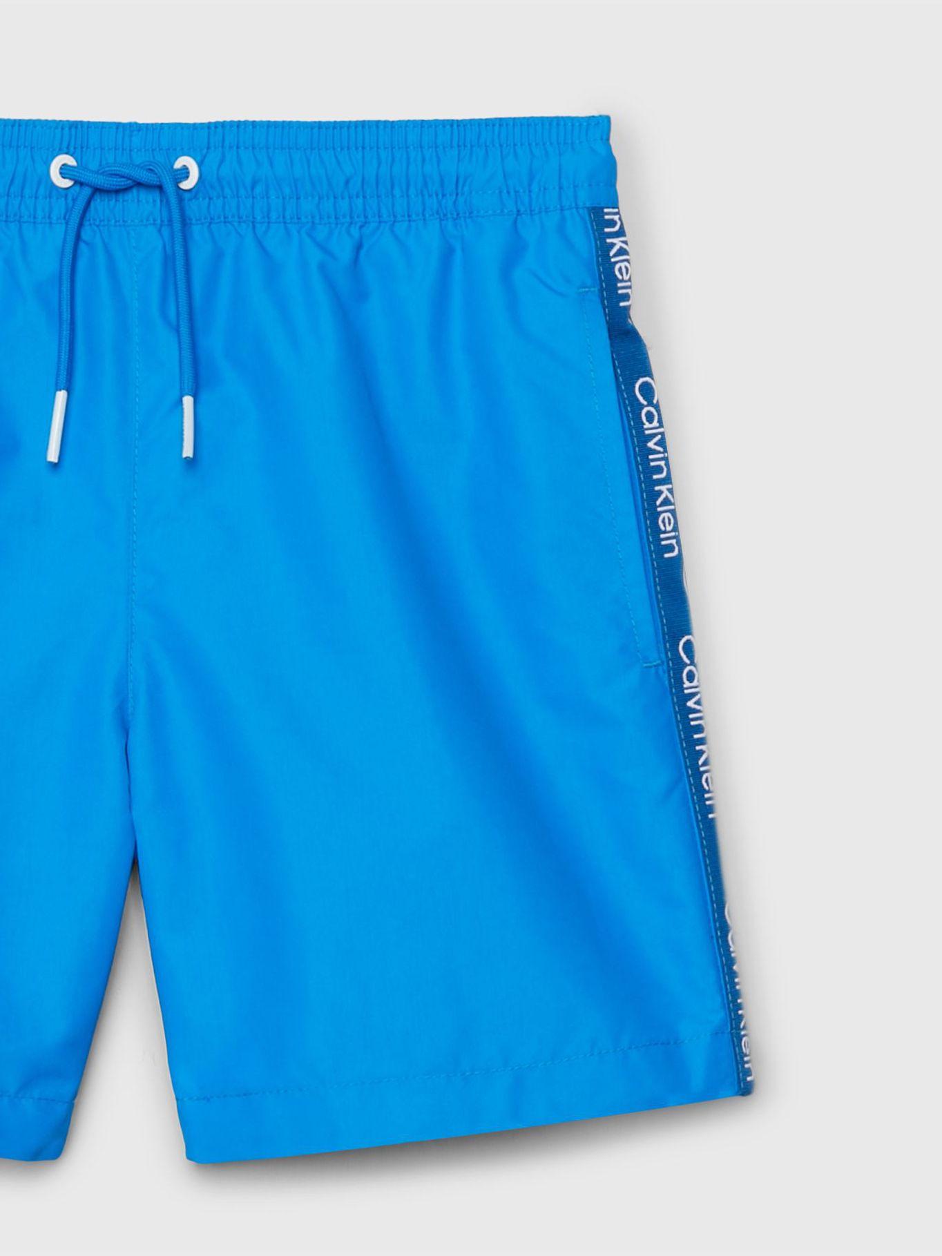 Traje de Baño Niño Logo Tape Azul Calvin Klein-2