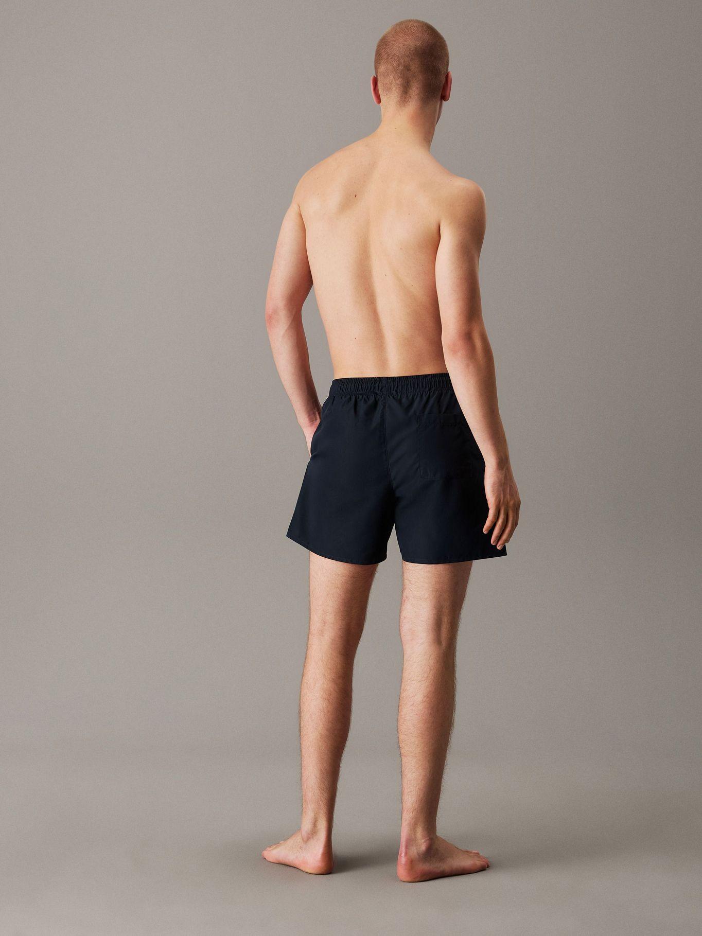 Traje de Baño Largo Medio Ck Monogram Azul Calvin Klein-1