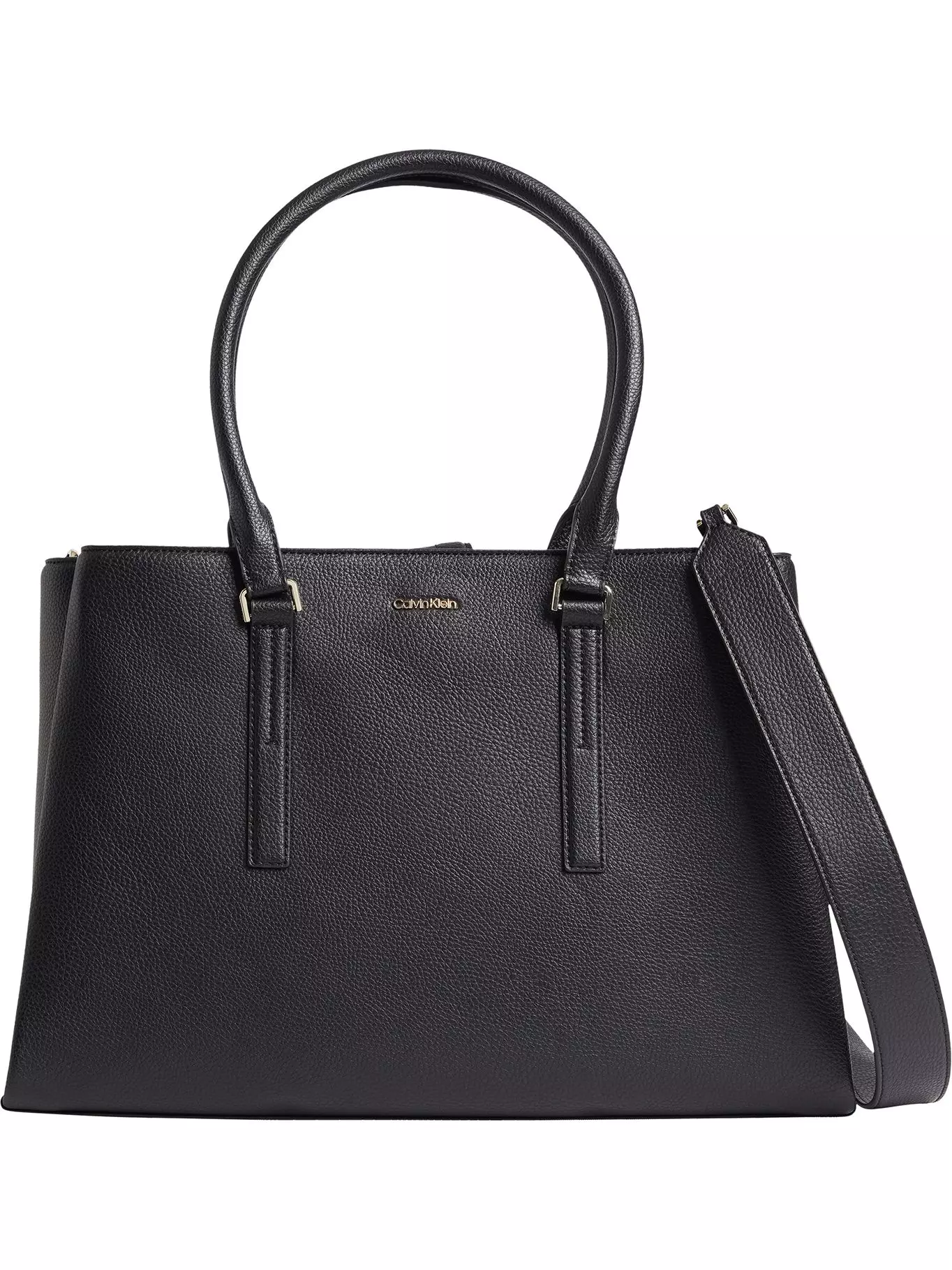 Bolso tote grande Negro Calvin Klein-0