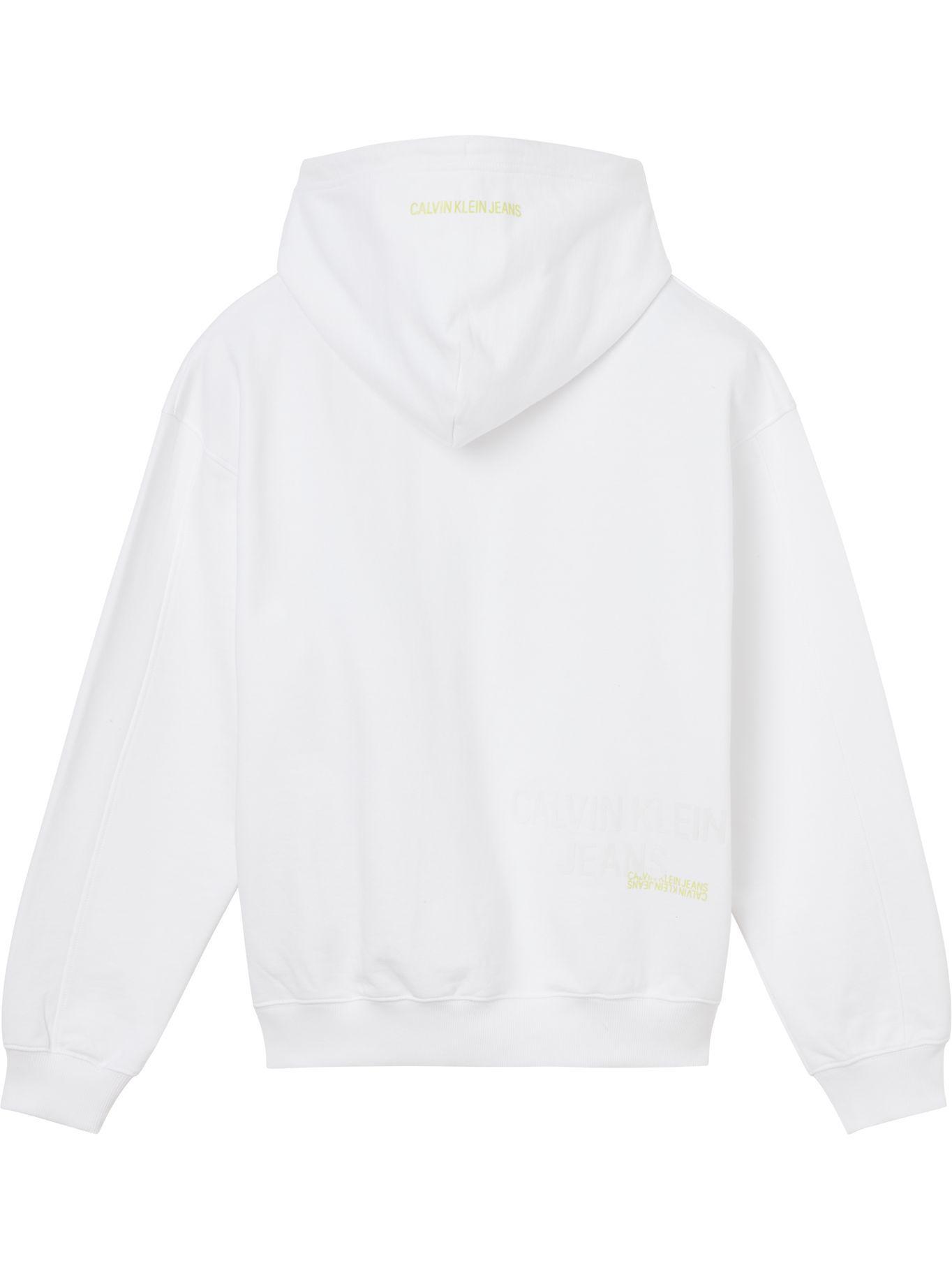 Hoodie Urban Back Graphic Blanco Calvin Klein-1