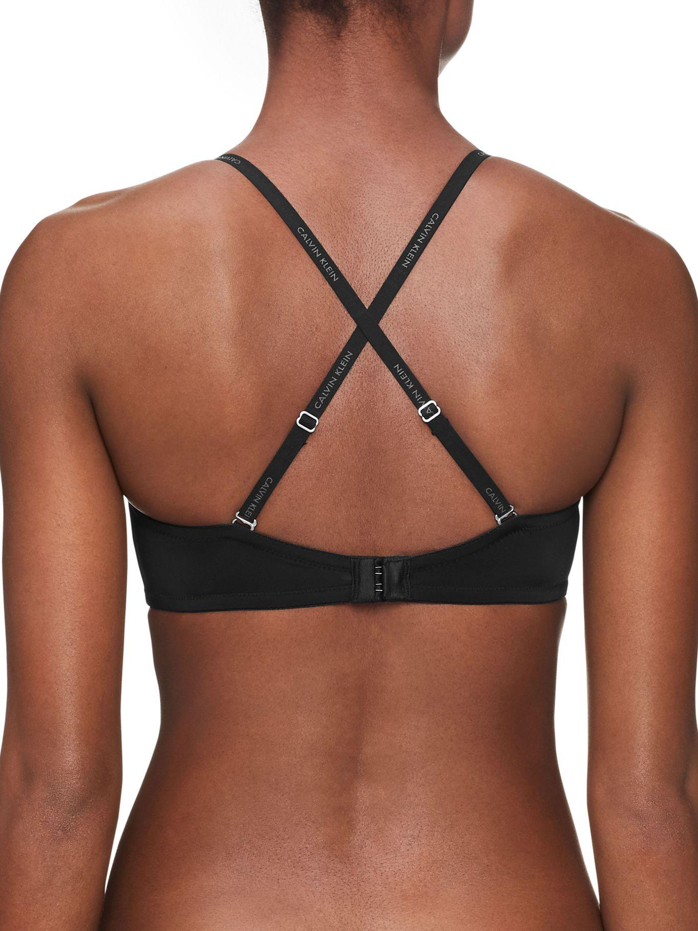 Brasier Strapless Push Up Negro Calvin Klein-4