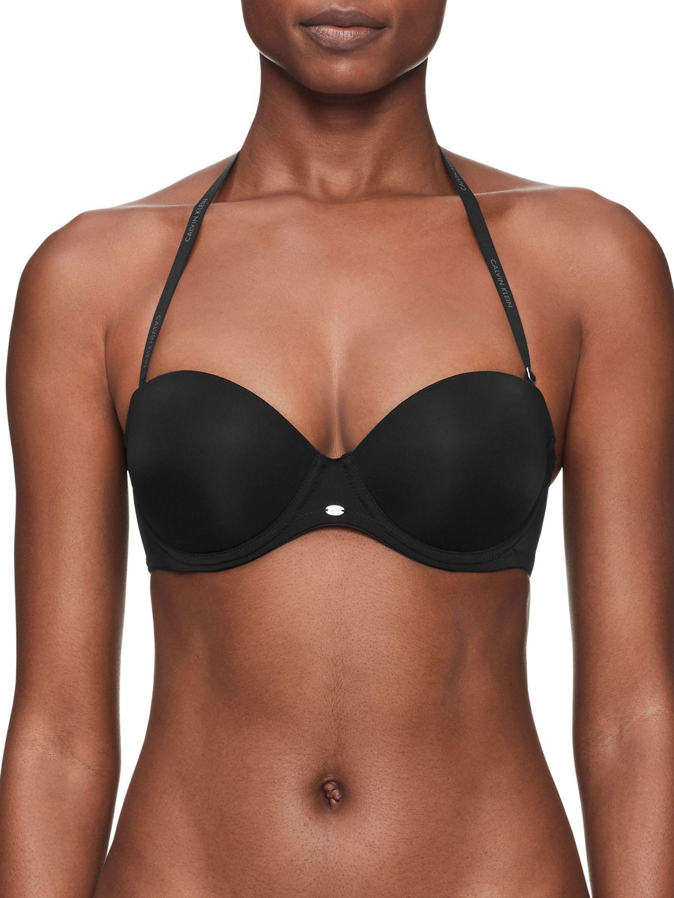 Brasier Strapless Push Up Negro Calvin Klein-3