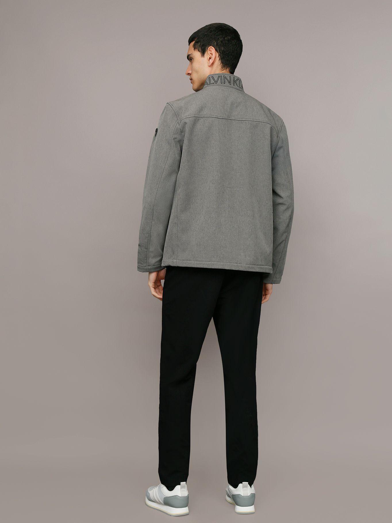 Chaqueta Ck Soft Shell Gris Calvin Klein-2