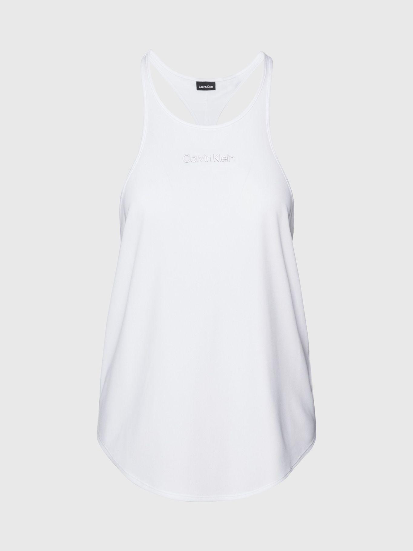 Polera Essentials Blanco Calvin Klein-4