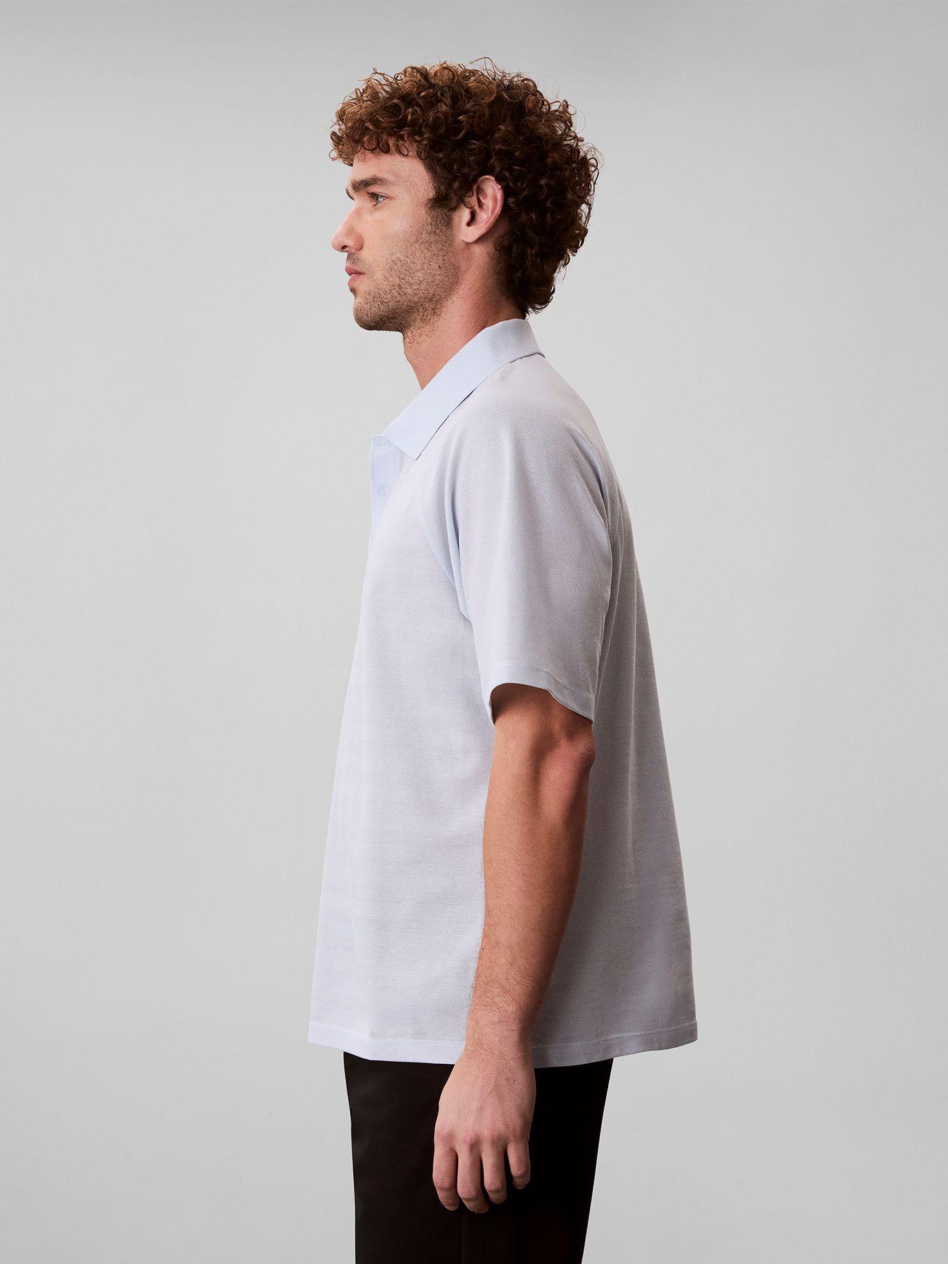Polo Easy Bar Jacquard Celeste Calvin Klein-3