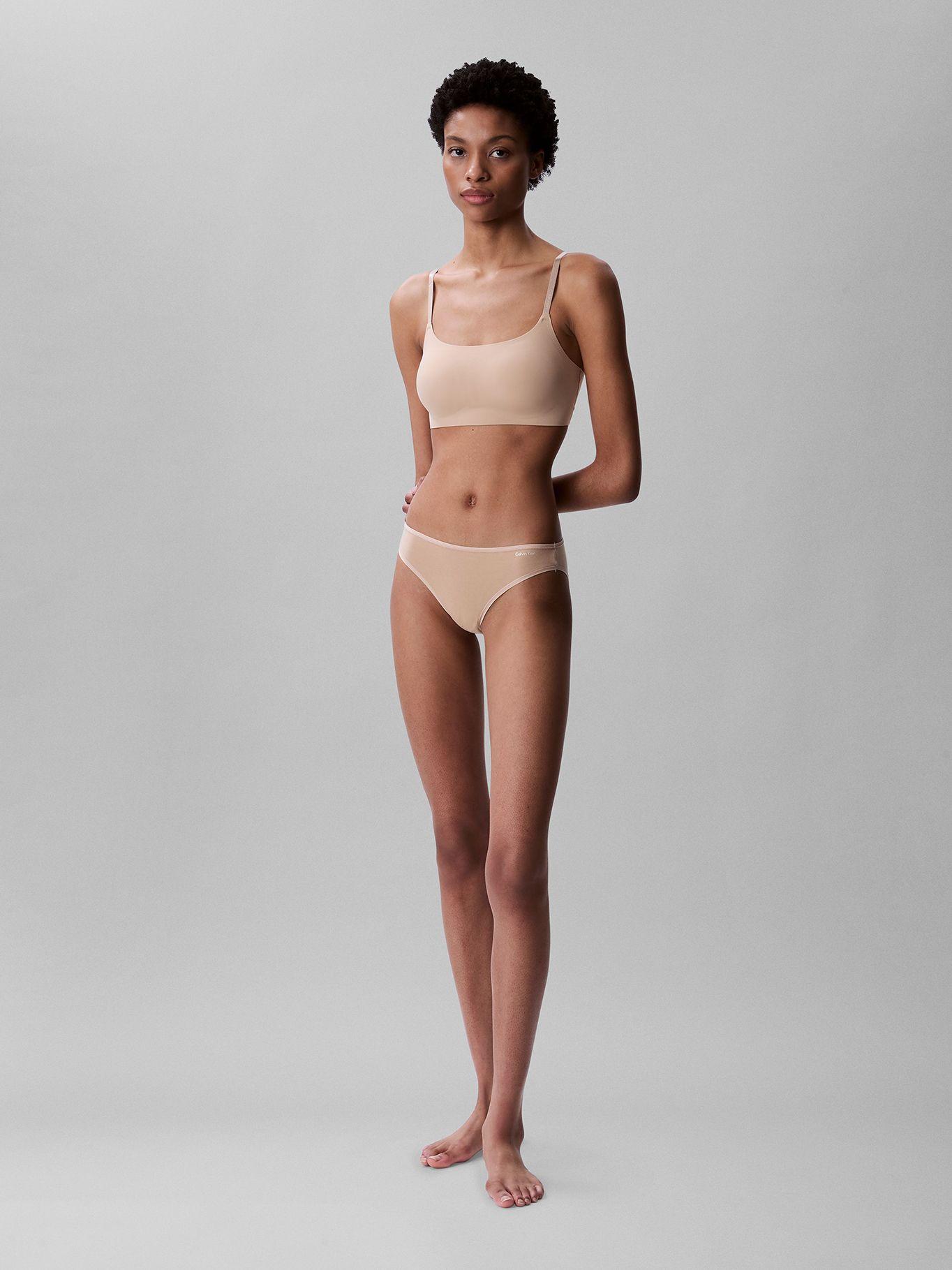 Bralette Lined Invisible Comfort Beige Calvin Klein-1