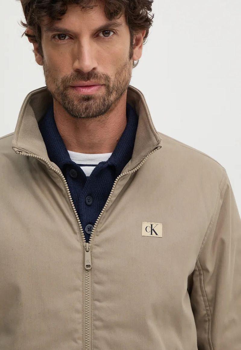 Chaqueta Canvas Harrington Beige Calvin Klein-3