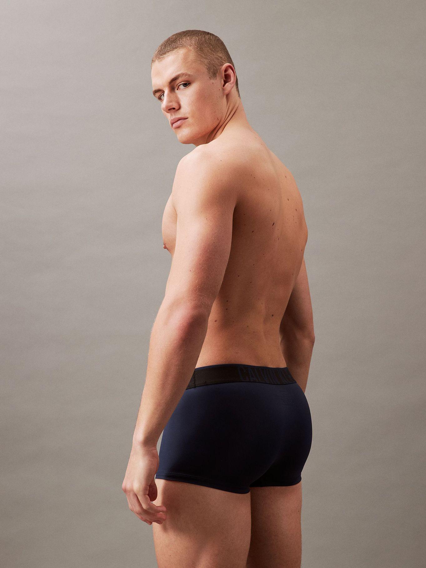 Bóxer Low Trunk Power Ultra Cooling Azul Calvin Klein-4