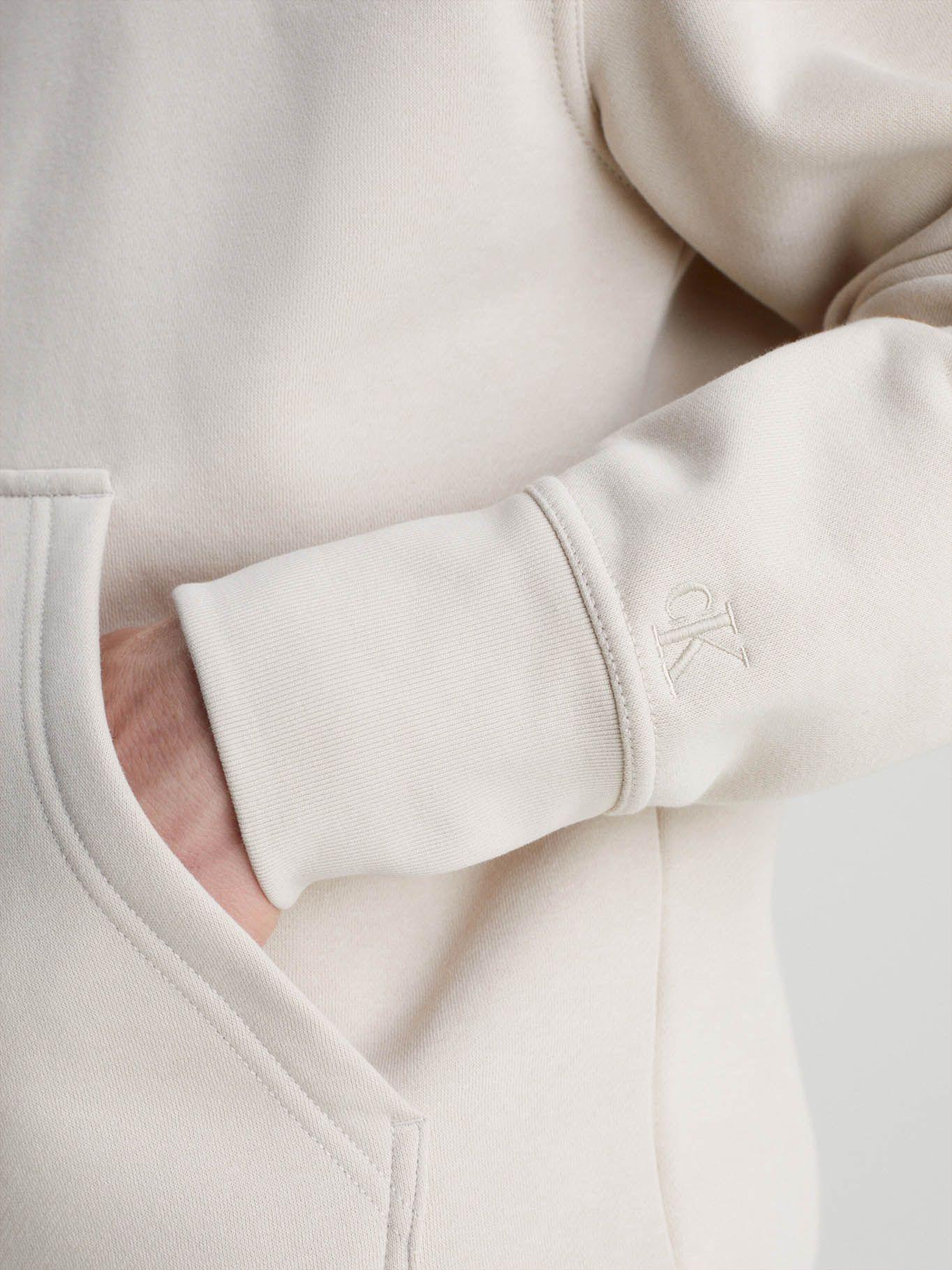 Sudadera con capucha y logo Beige Calvin Klein J30J322891-ACI-3